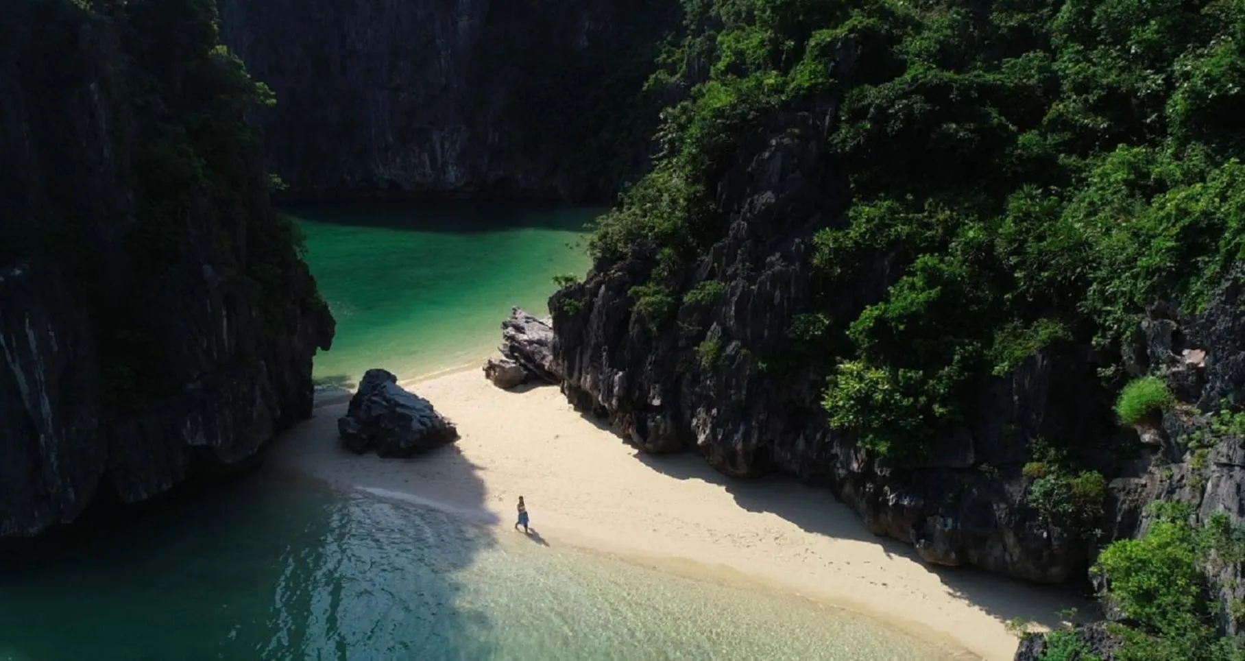 Beach in Halong Capella Cruise - Member of Lyra cruise collection