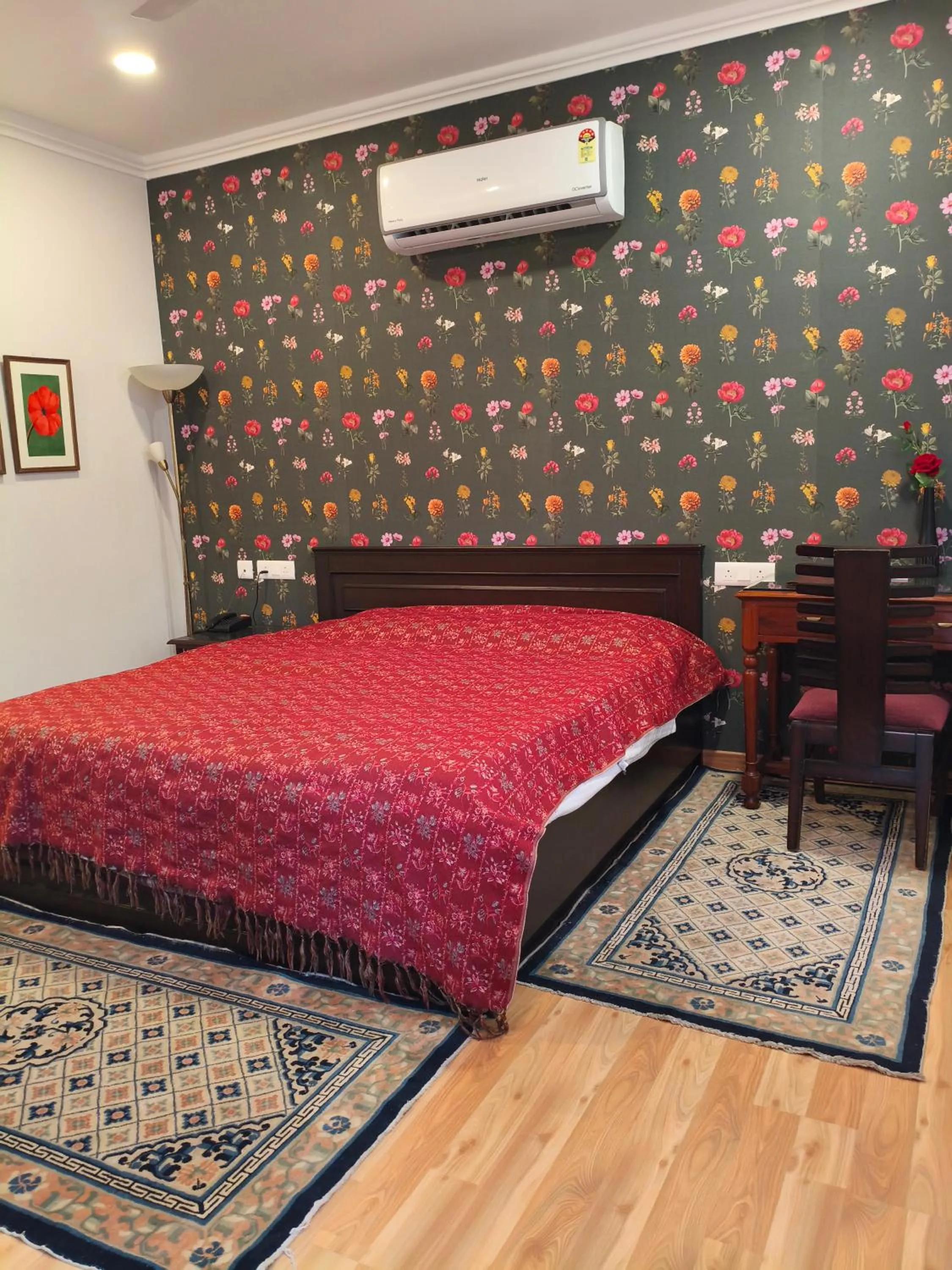 Bed in Vandana's Bed and breakfast