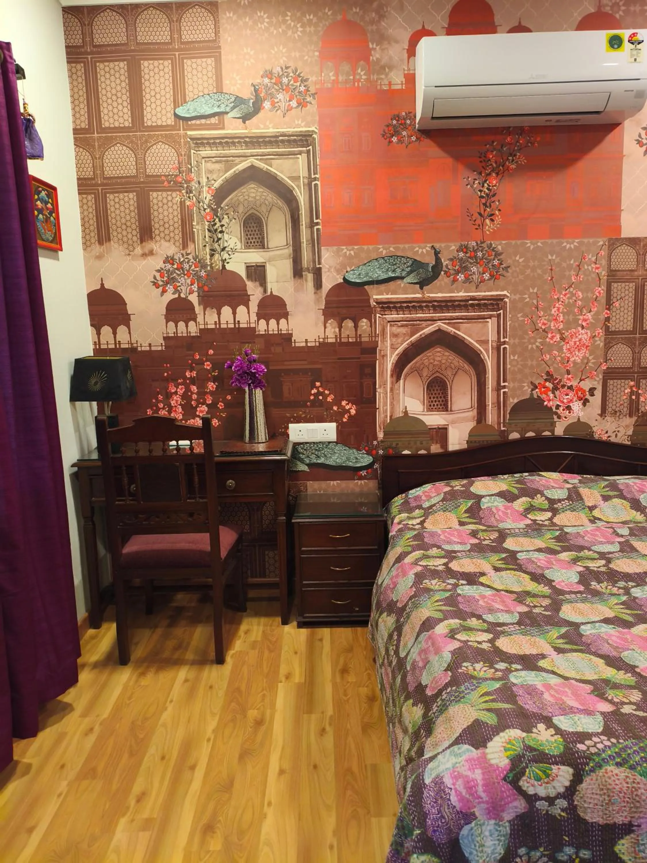 Bedroom, Bed in Vandana's Bed and breakfast