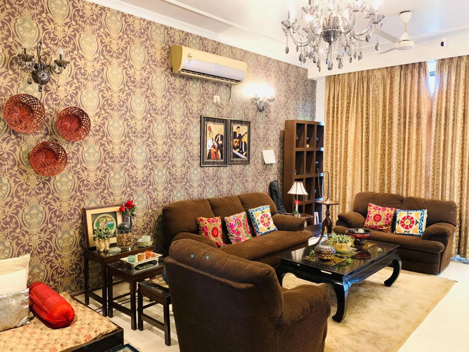 Seating area in Vandana's Bed and breakfast