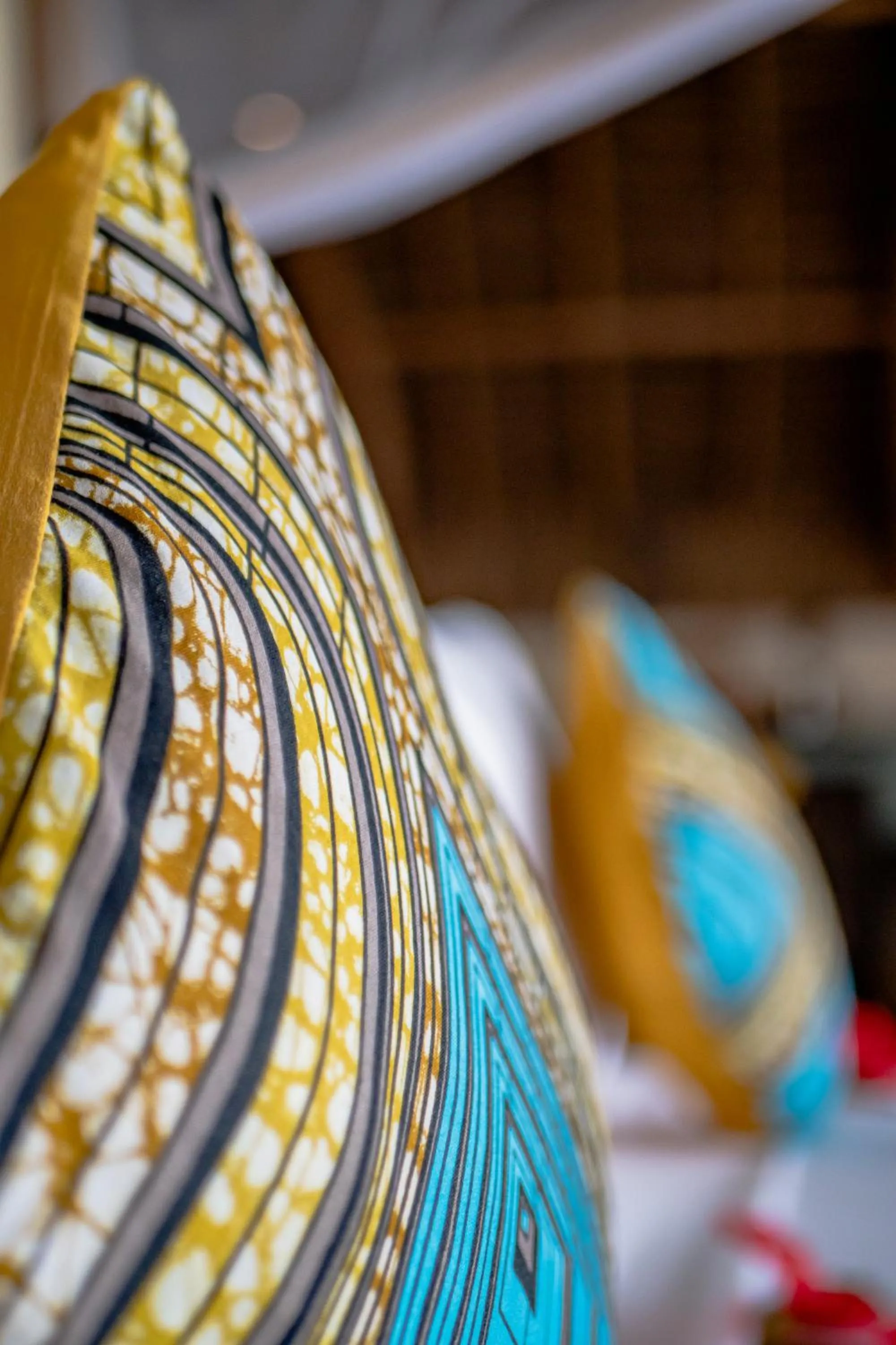 Decorative detail, Bed in Sunshine Marine Lodge