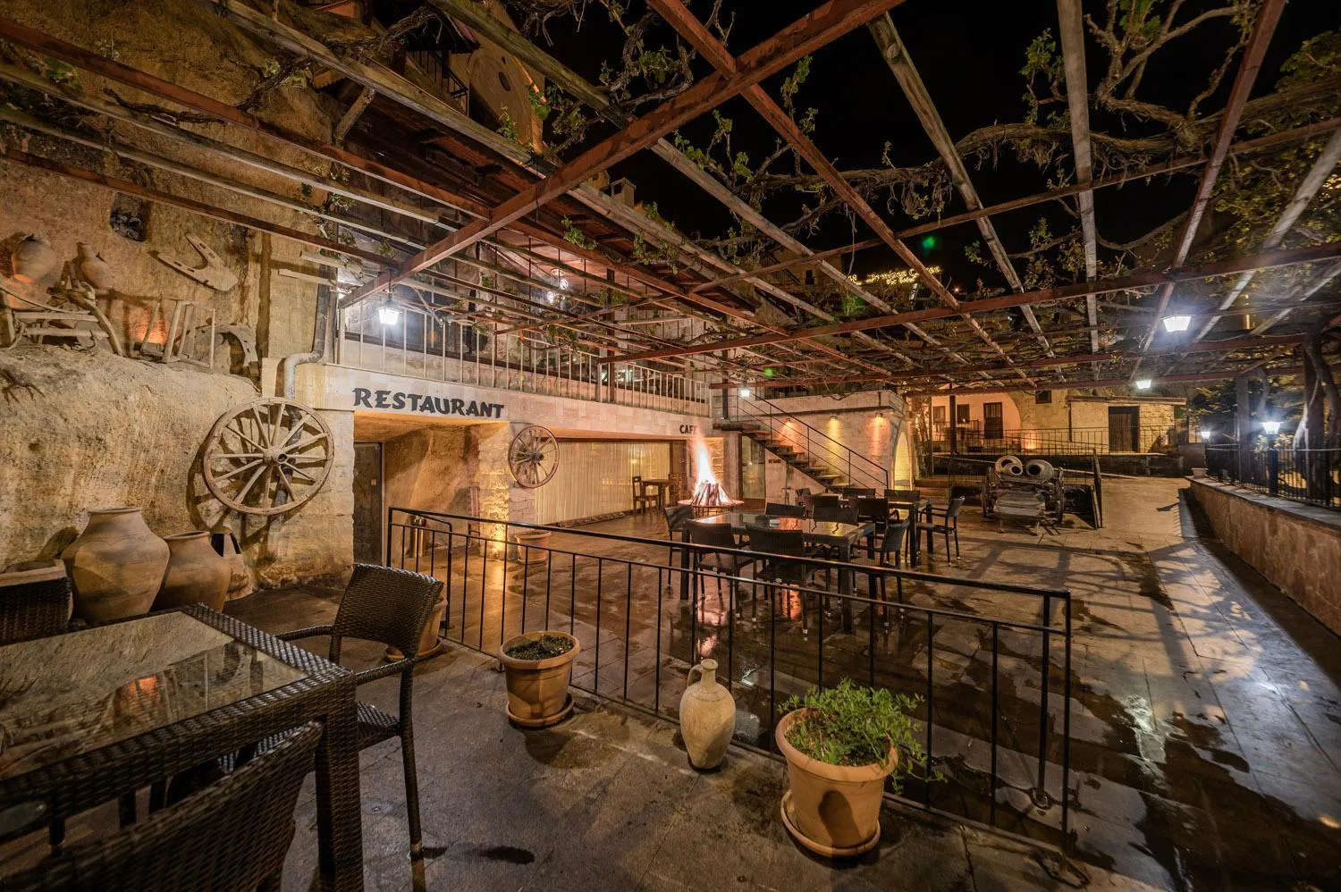 Patio in Konak Bezirhane Cave Otel
