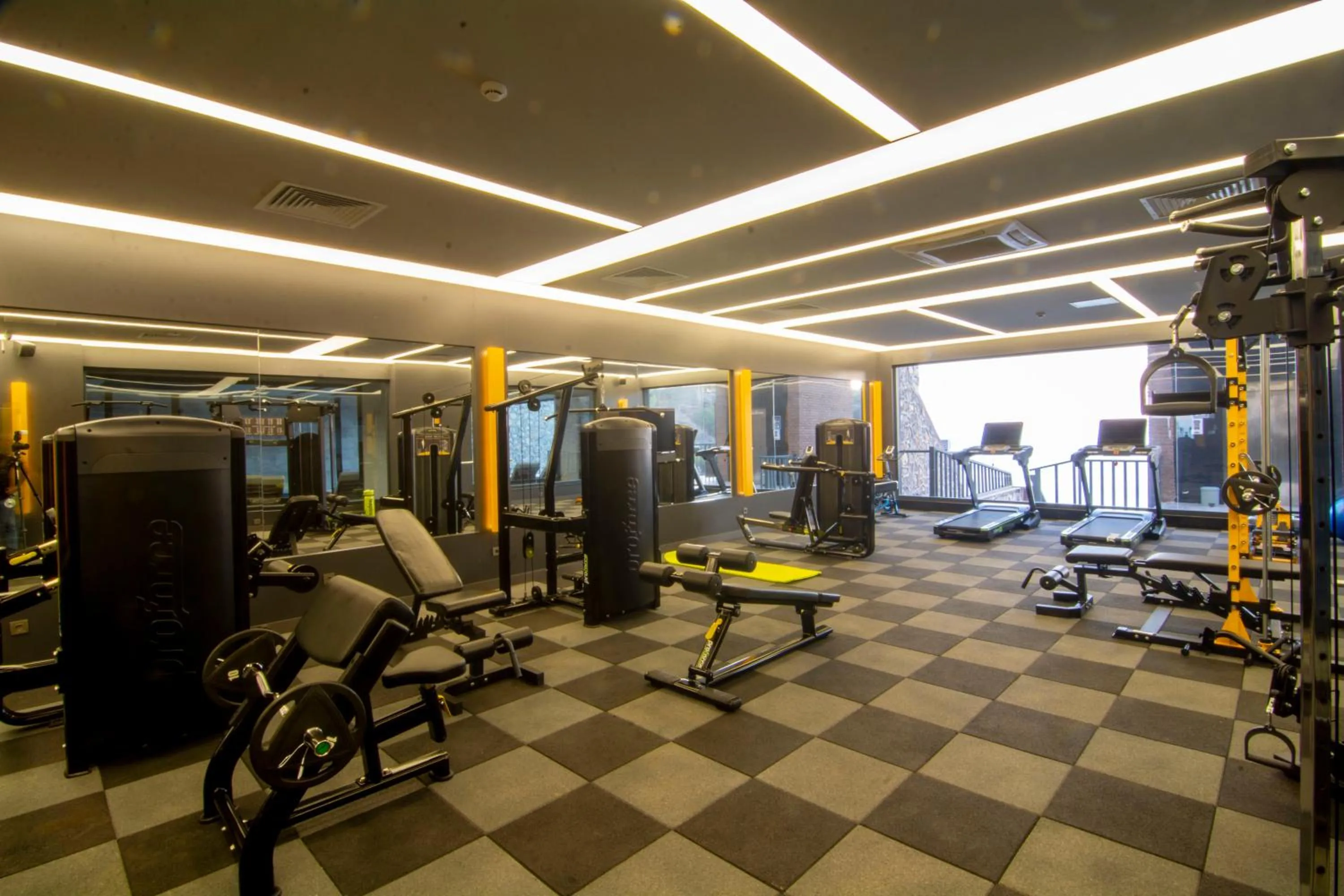 Fitness centre/facilities in Porto Amore Club Hotel
