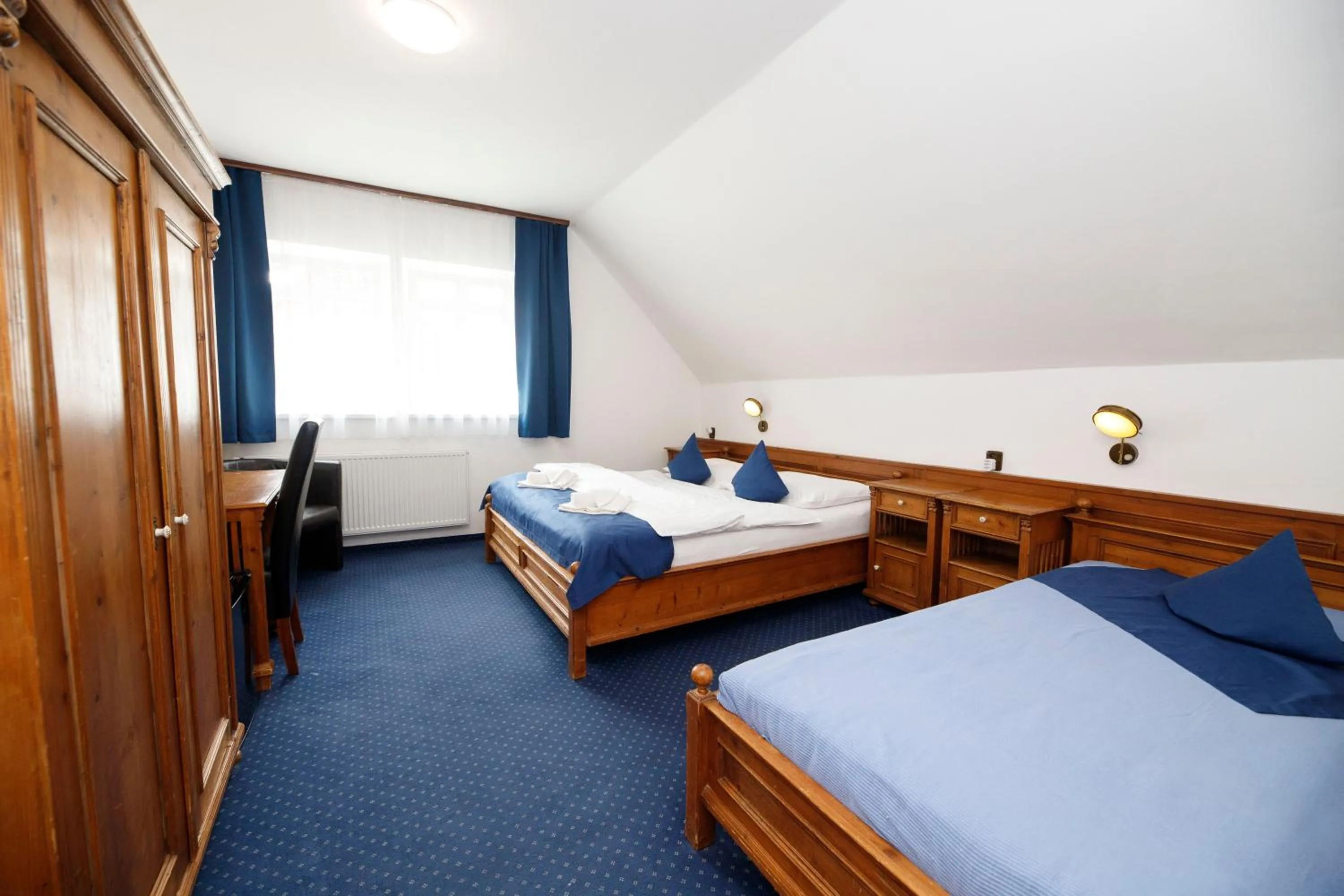 Bed in Hotel Jelinek