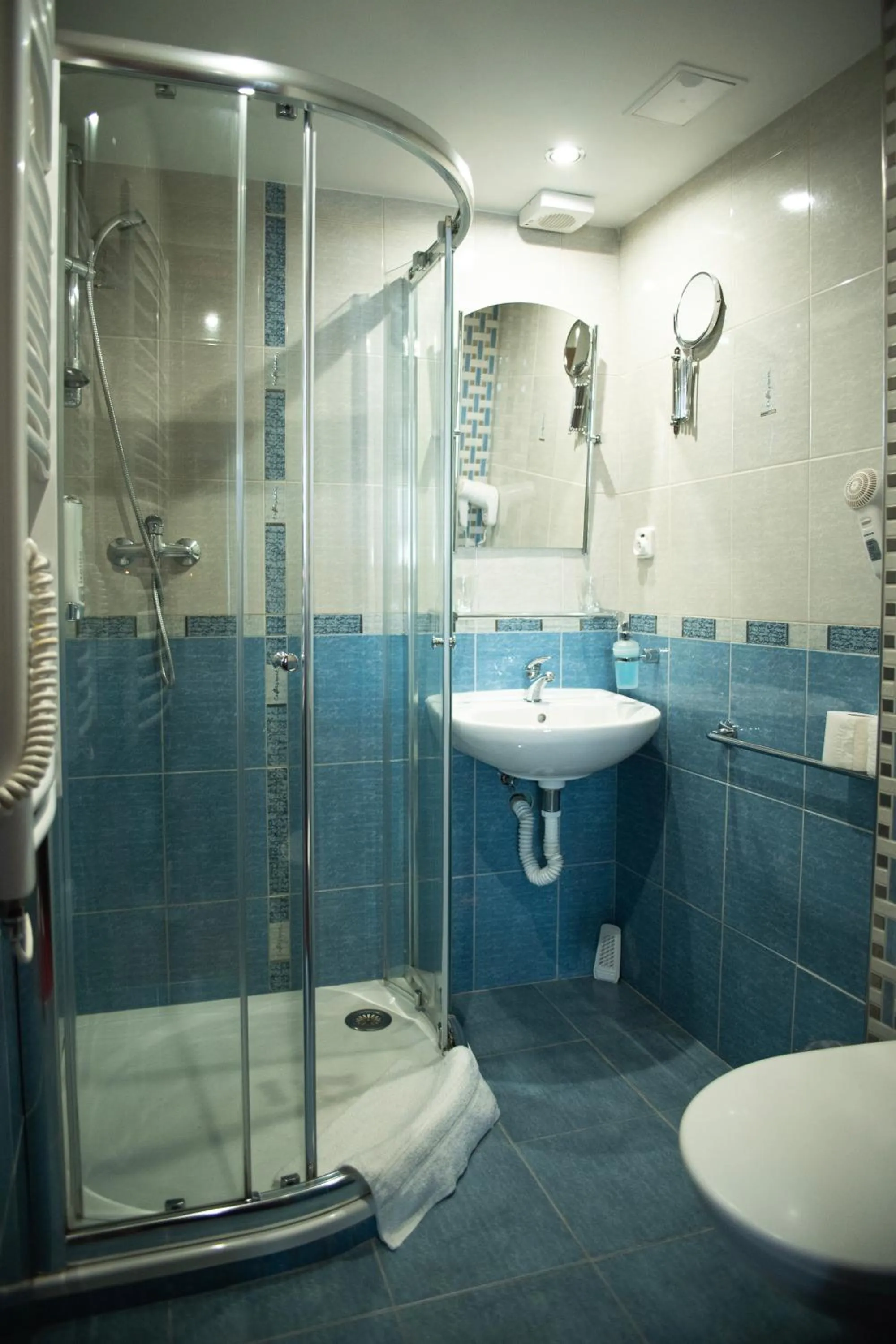 Shower in Hotel Jelinek