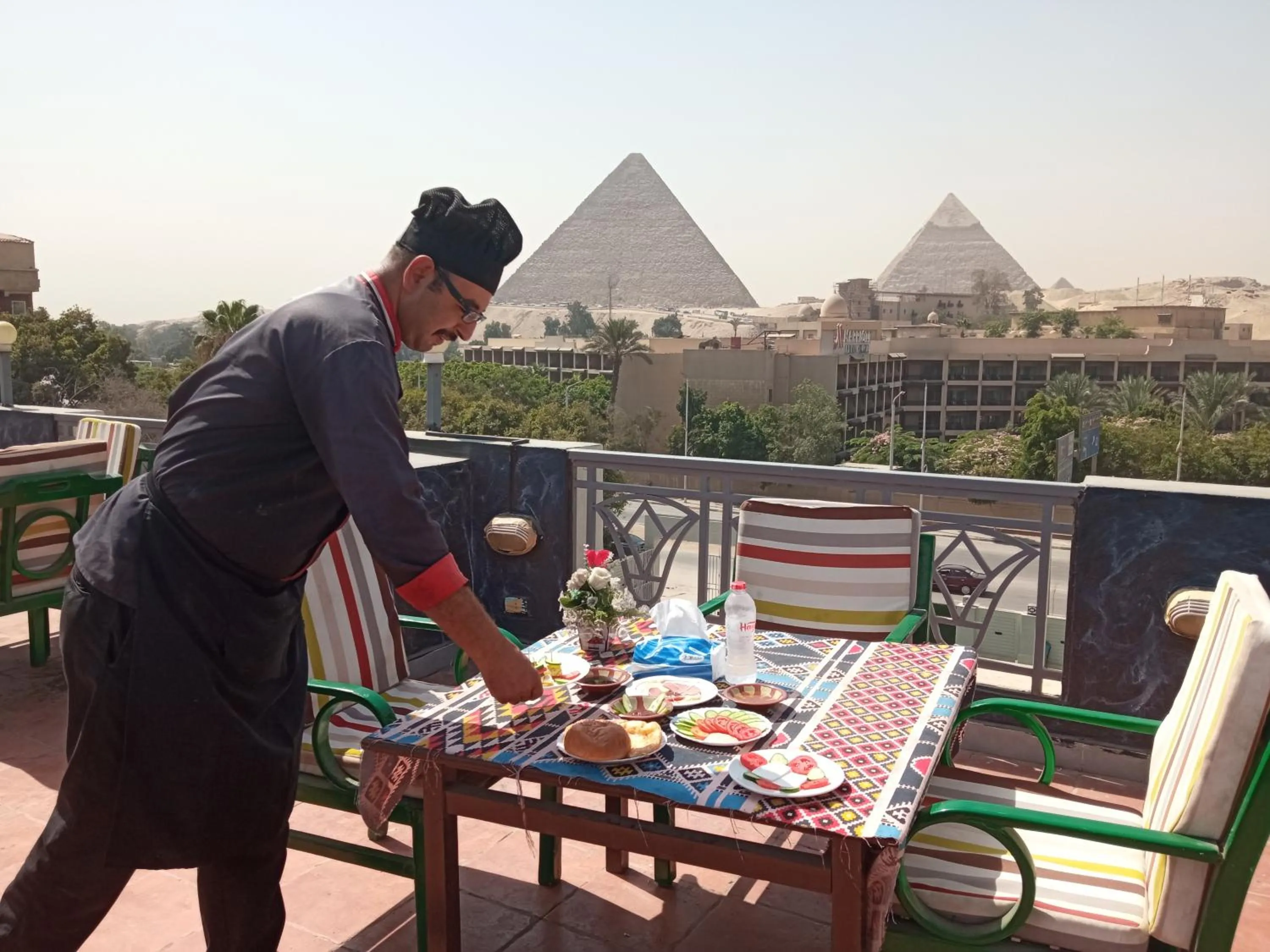 Breakfast in Regency Pyramids Hotel