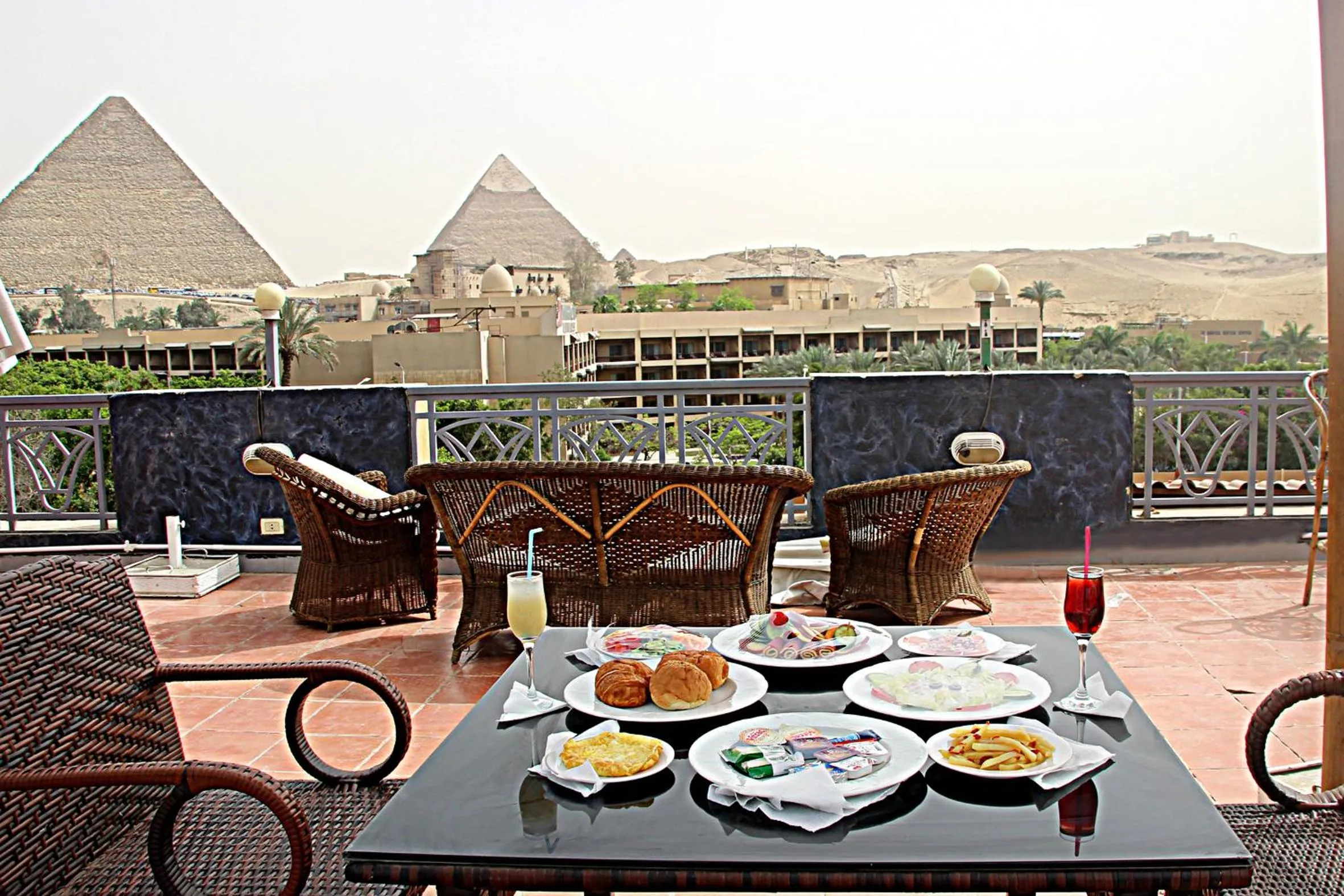 Breakfast in Regency Pyramids Hotel