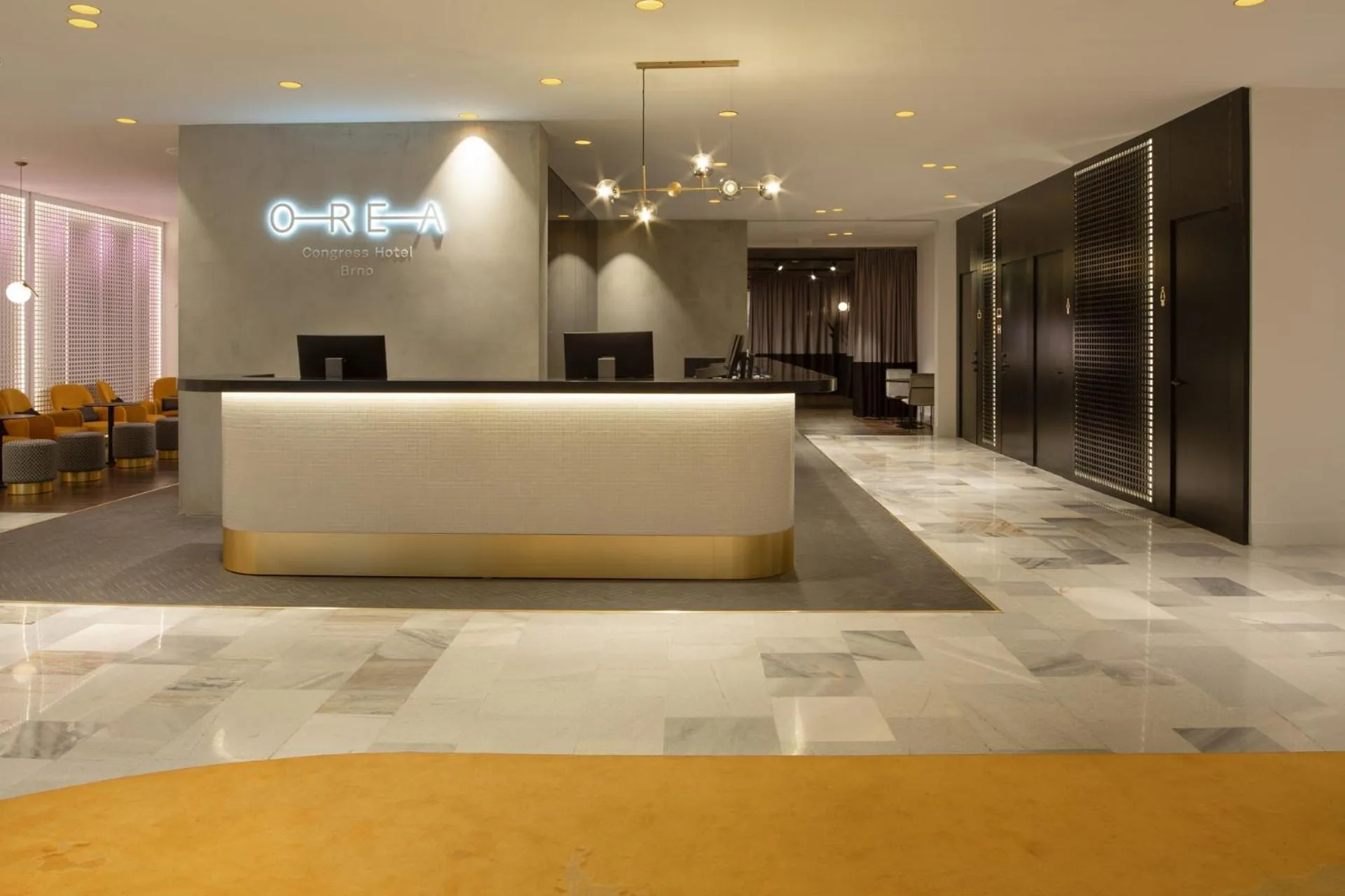 Lobby or reception in OREA Congress Hotel Brno