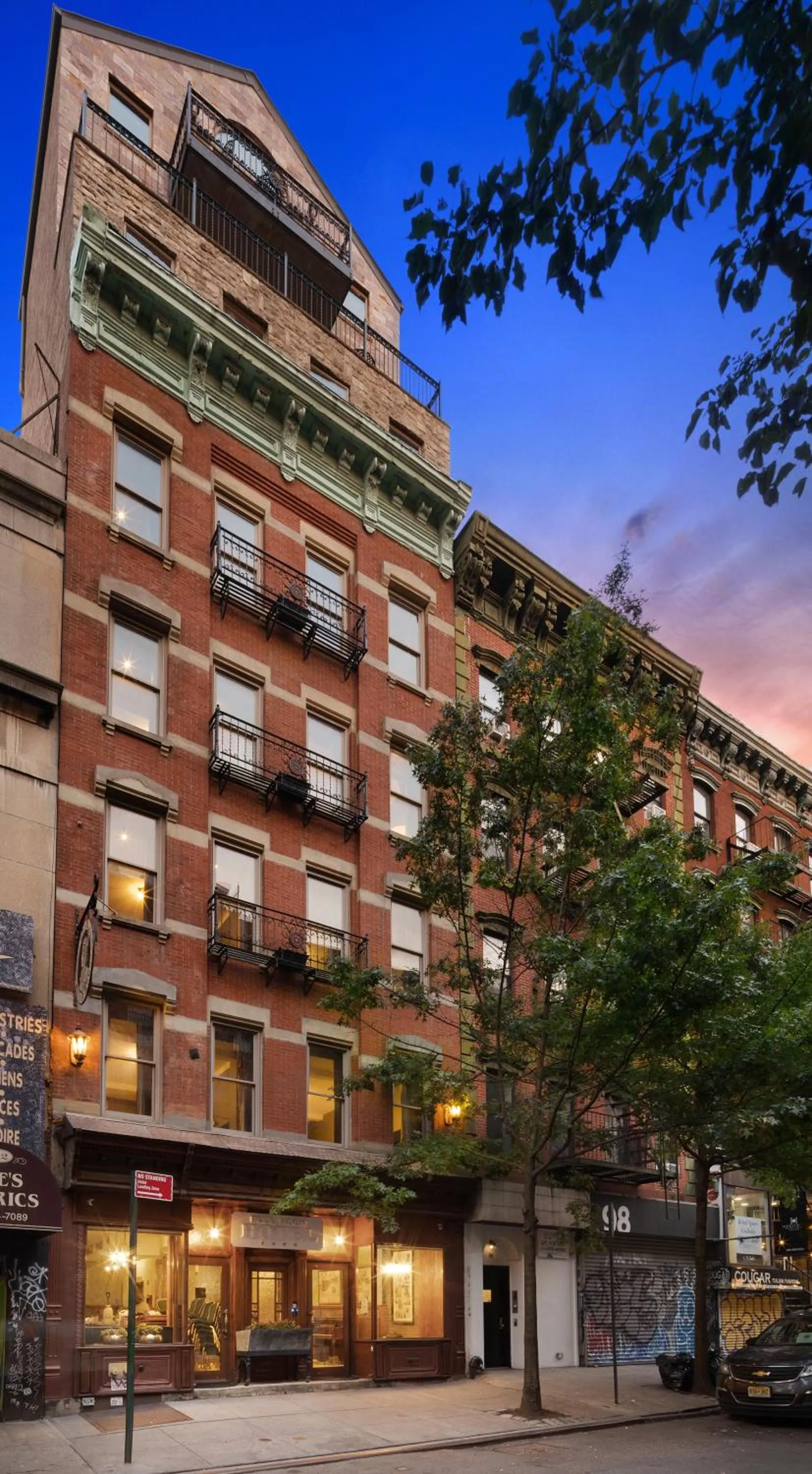 Property building in The Historic Blue Moon Hotel - NYC