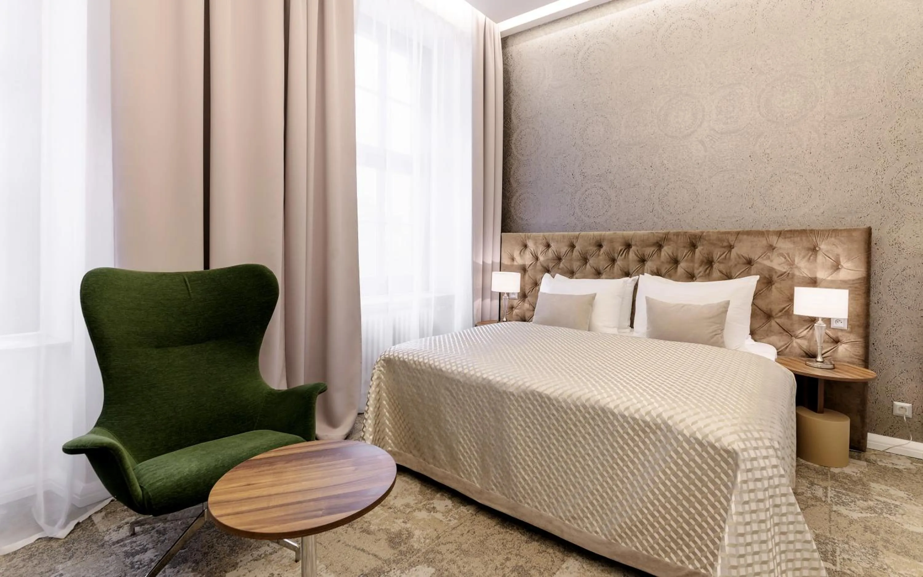 Bedroom, Bed in Grandhotel Brno