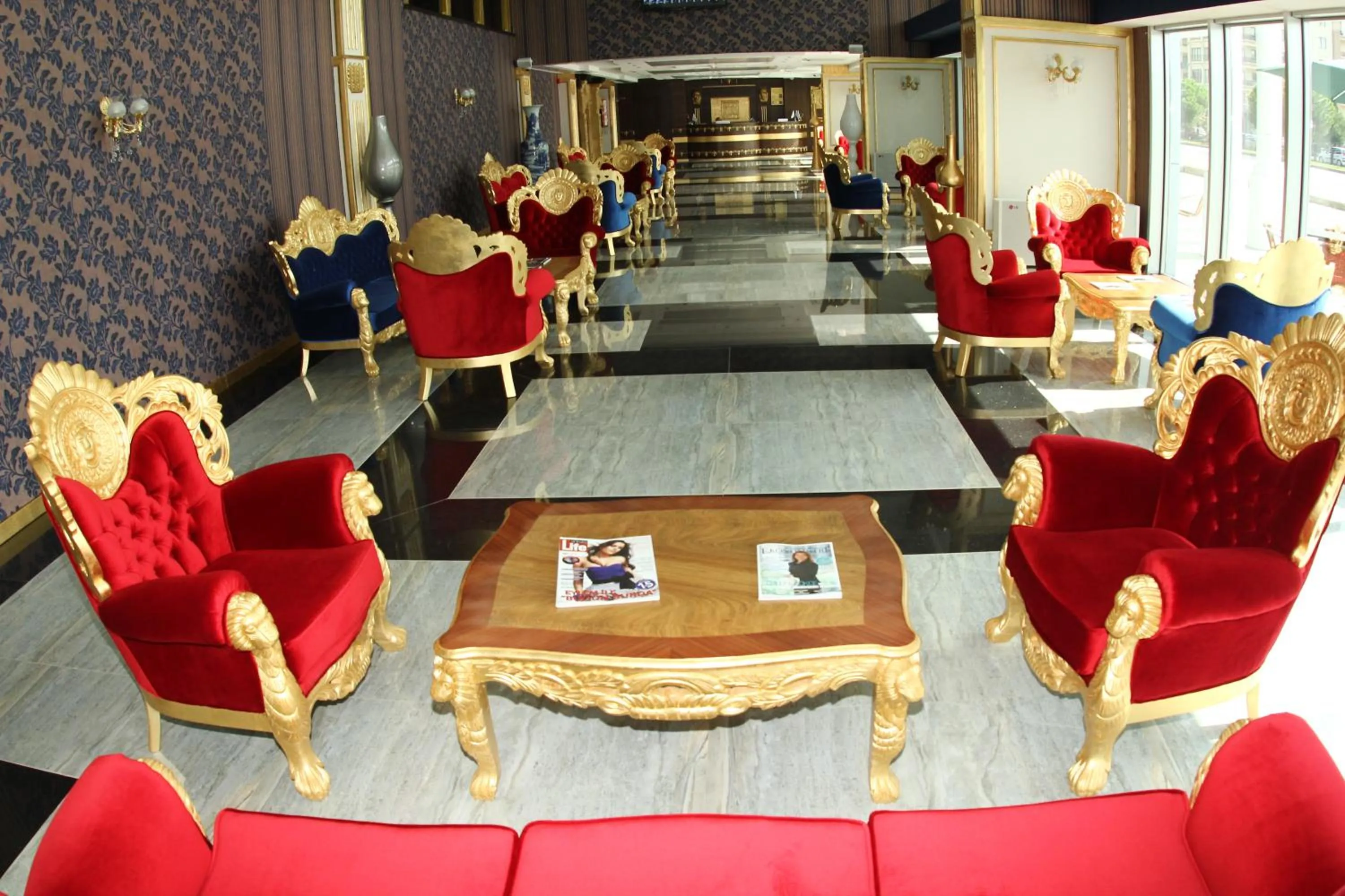 Lobby or reception in Grand Amisos Hotel