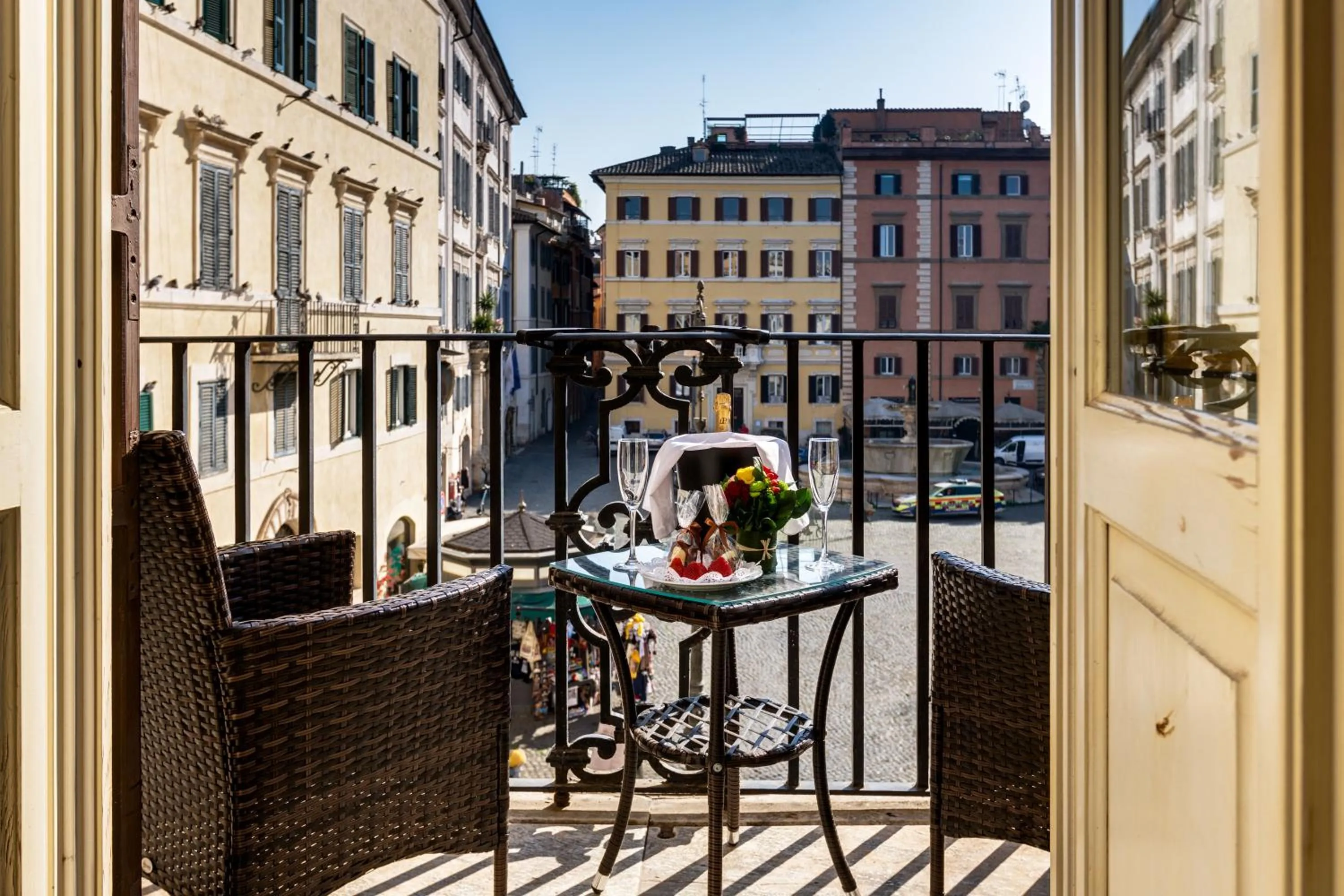 Balcony/Terrace in V Collection Piazza Farnese Luxury Suites