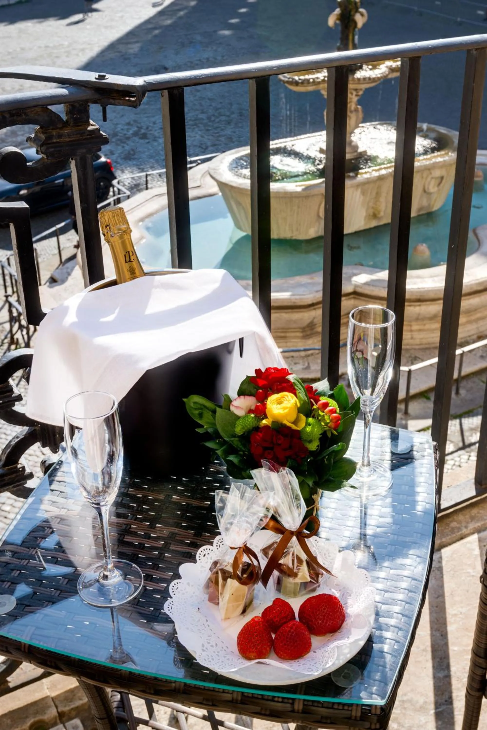 Balcony/Terrace in V Collection Piazza Farnese Luxury Suites