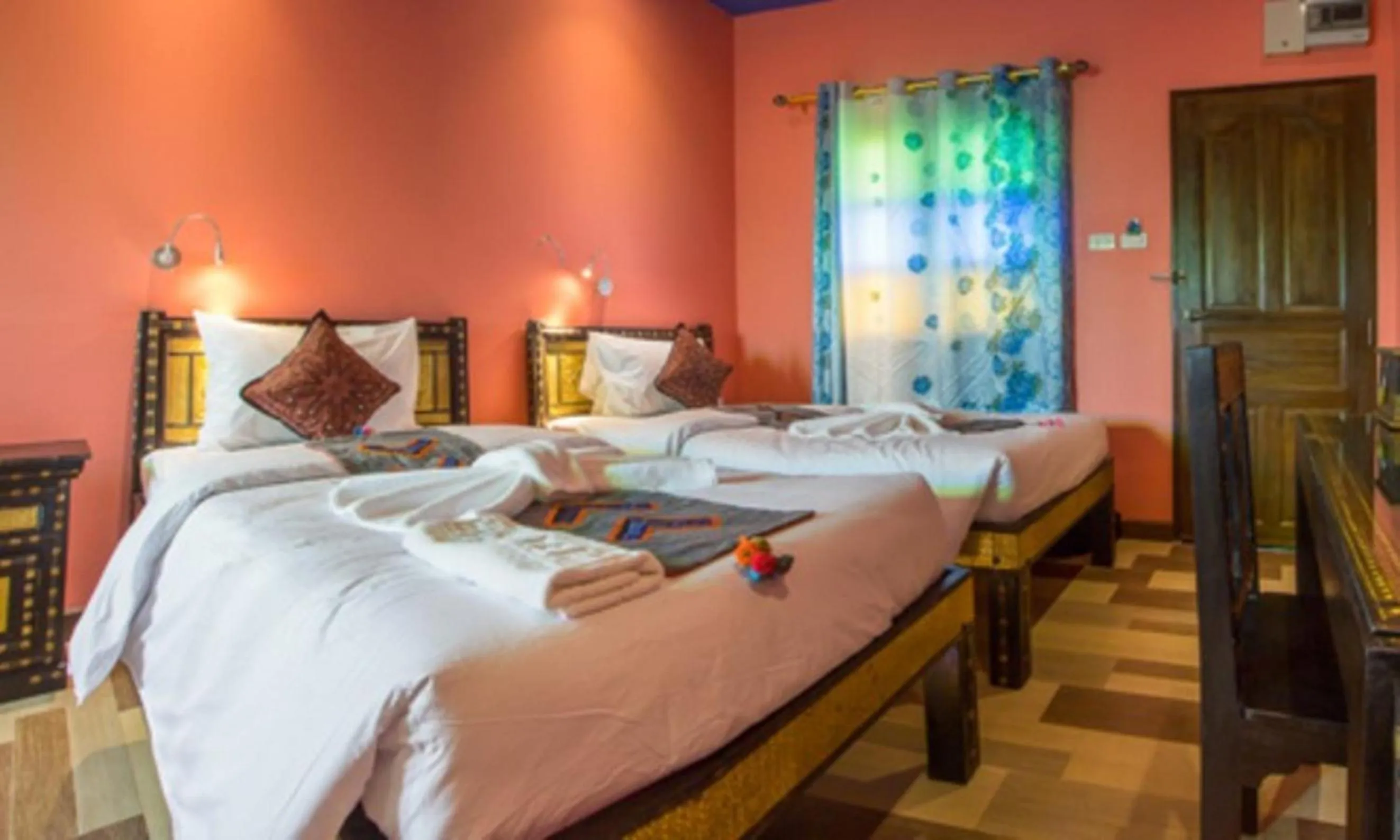 Bed in Changpuak Boutique House