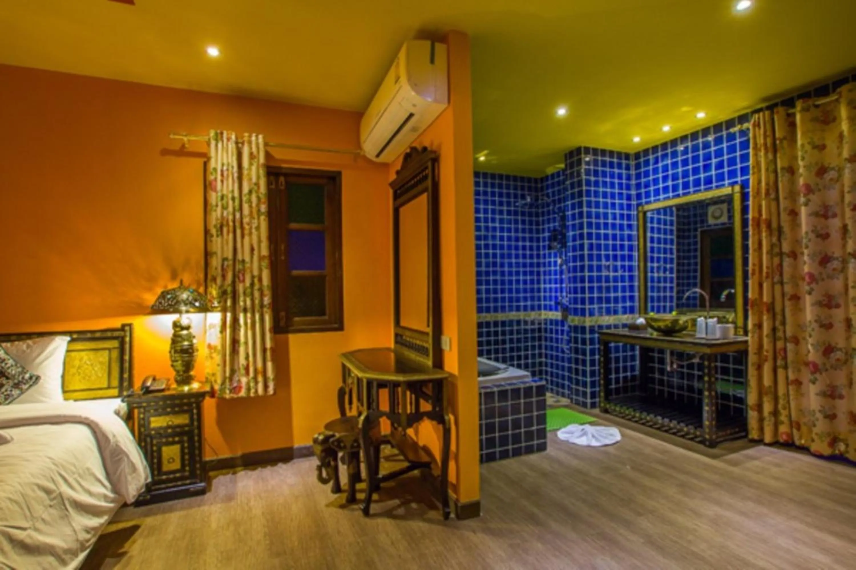 Bed in Changpuak Boutique House