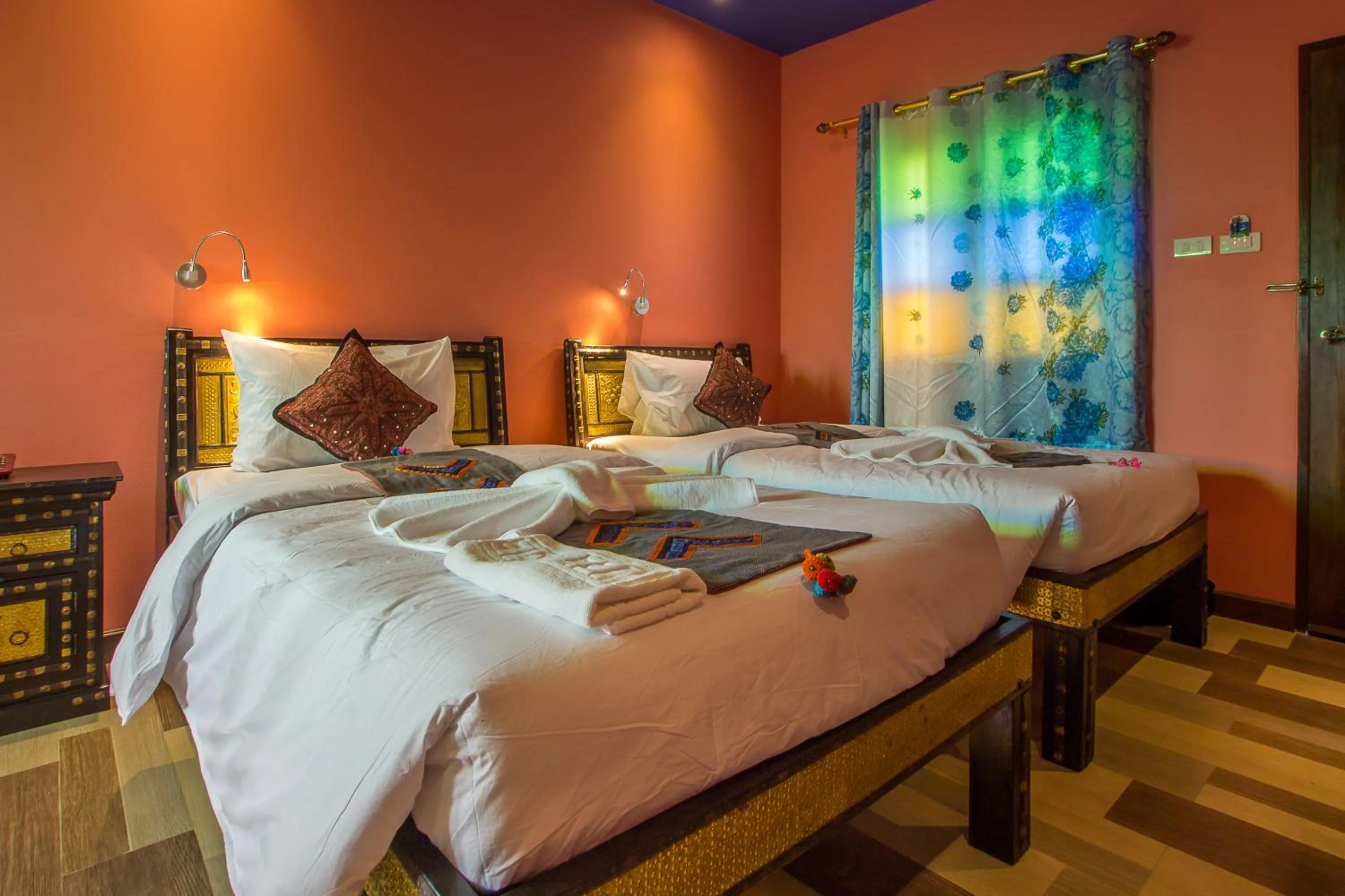 Bed in Changpuak Boutique House