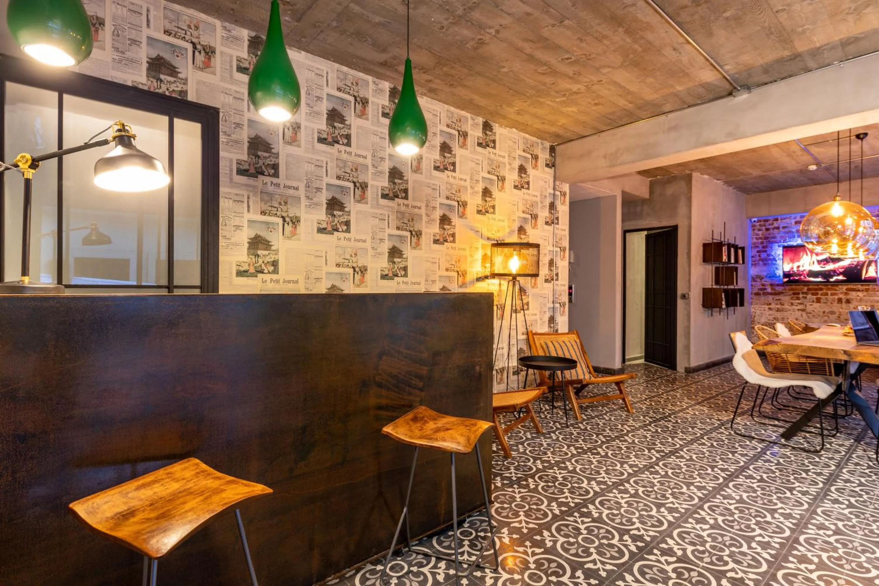 Lobby or reception in Green Parrot Hotel Istanbul