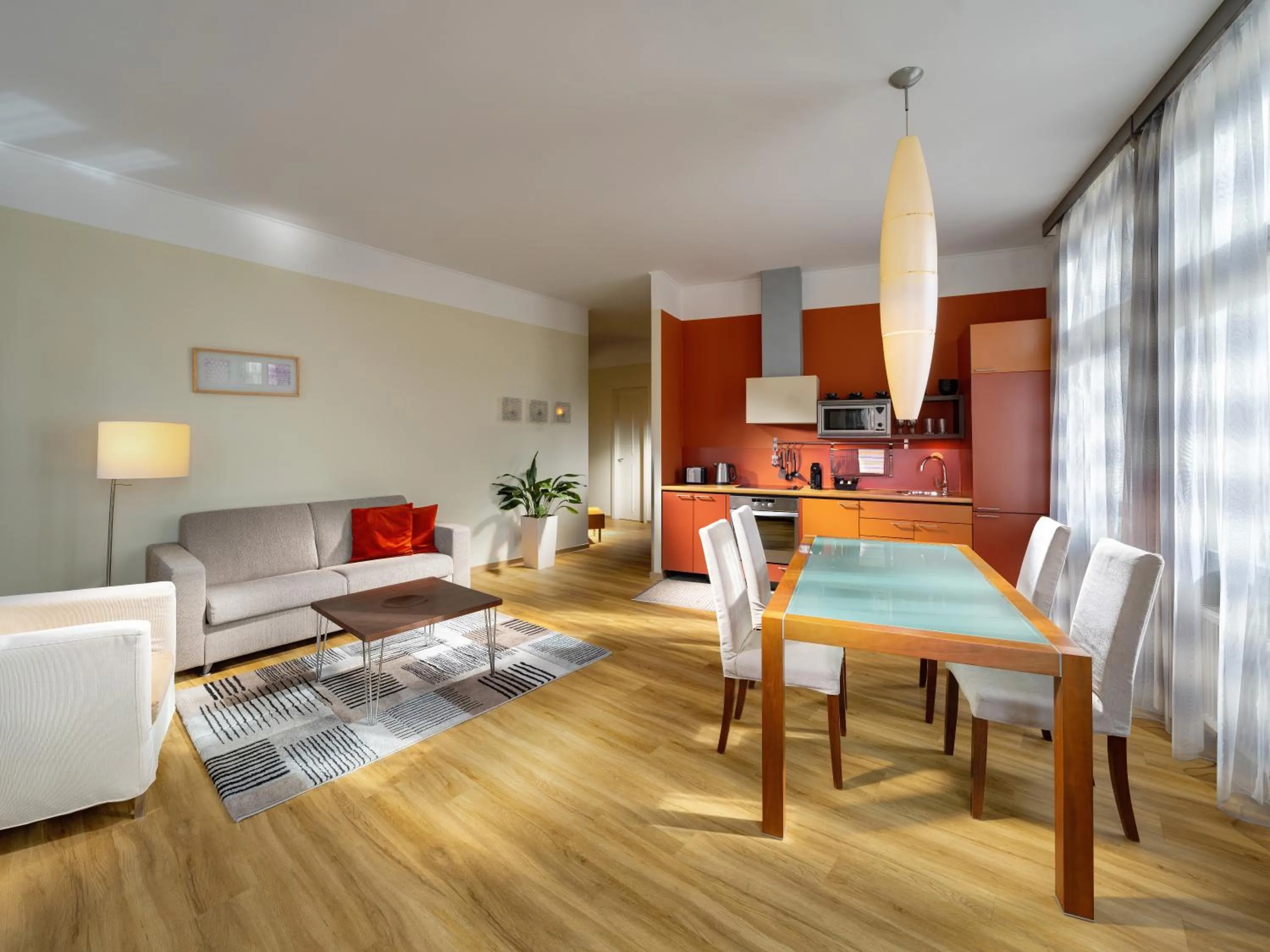 Living room in Mamaison Residence Belgická Prague