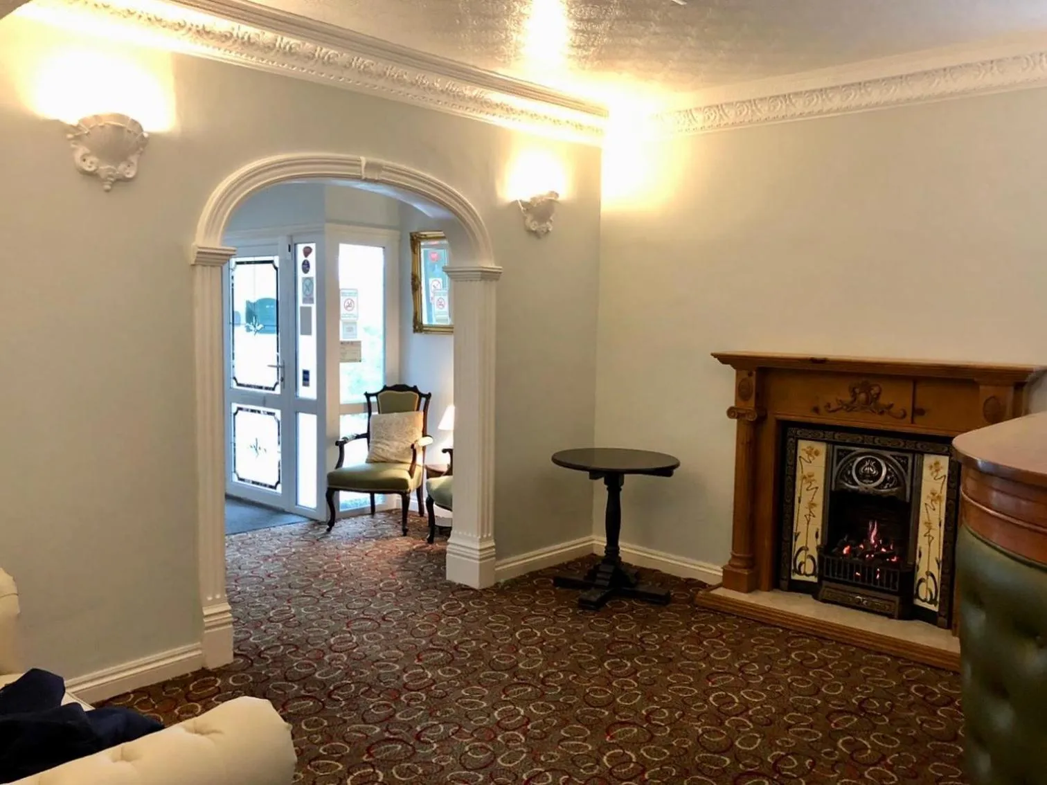 Living room in Bryn Noddfa