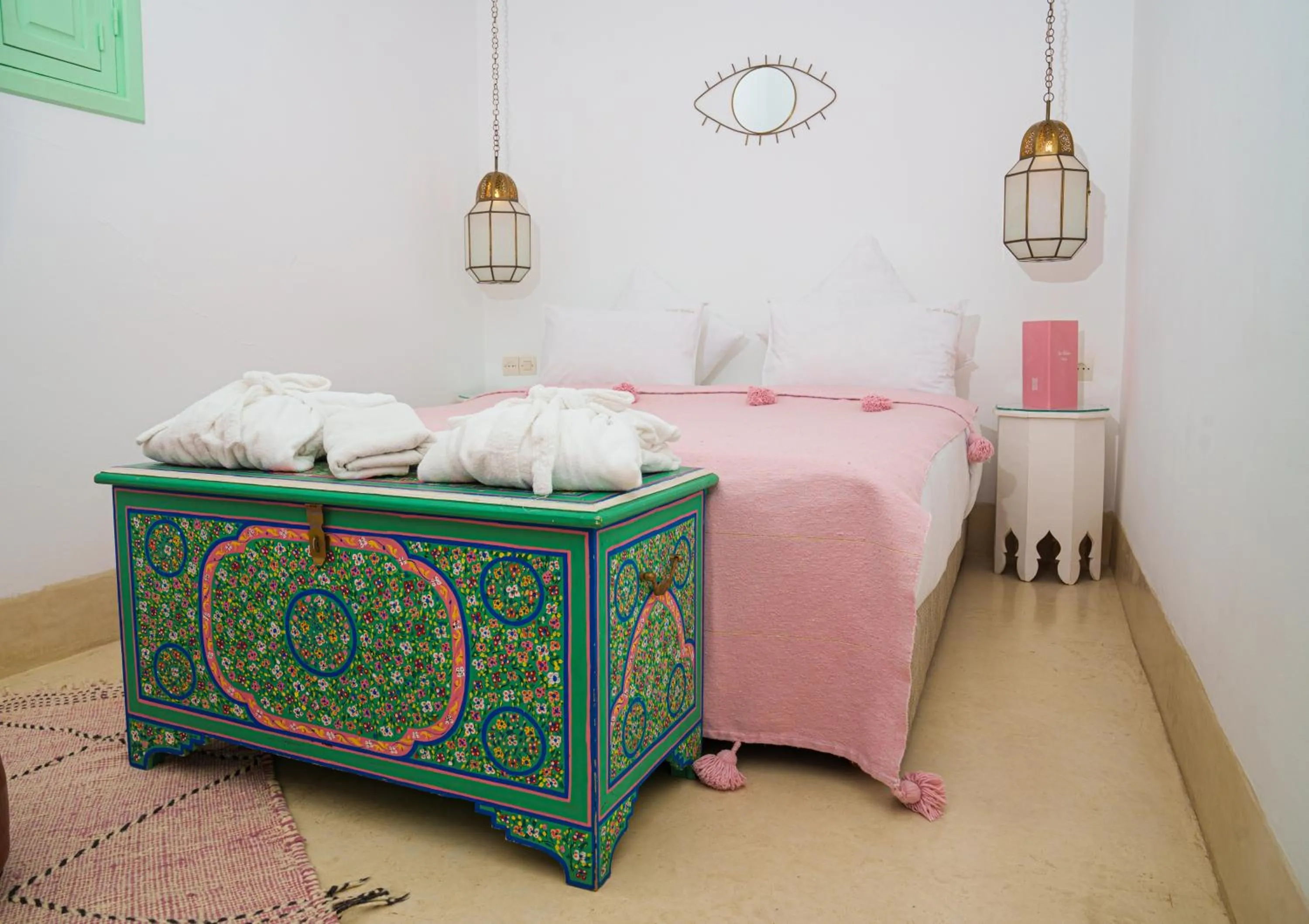 Bed in Riad Dar Rabiaa