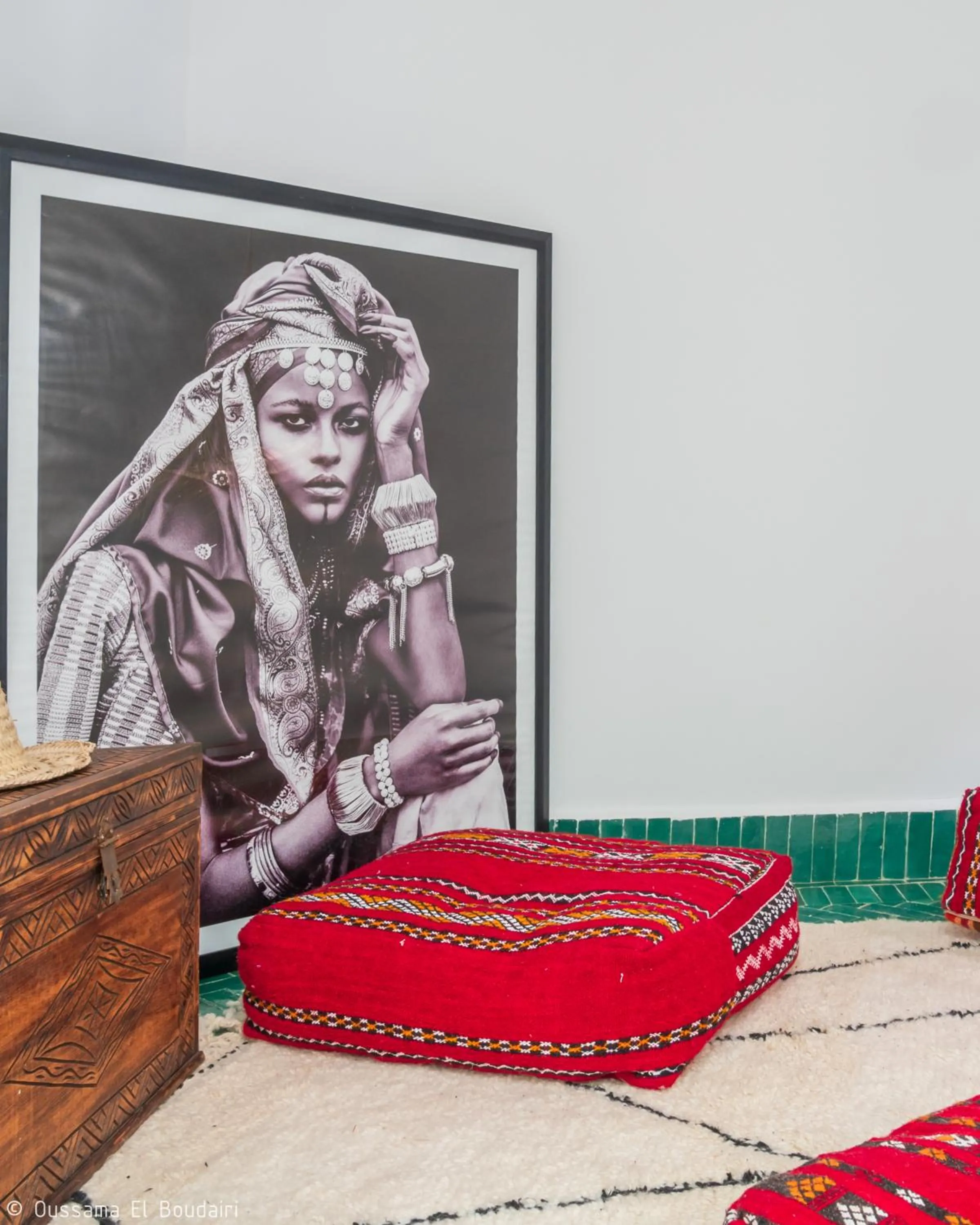 Decorative detail in Riad Dar Rabiaa