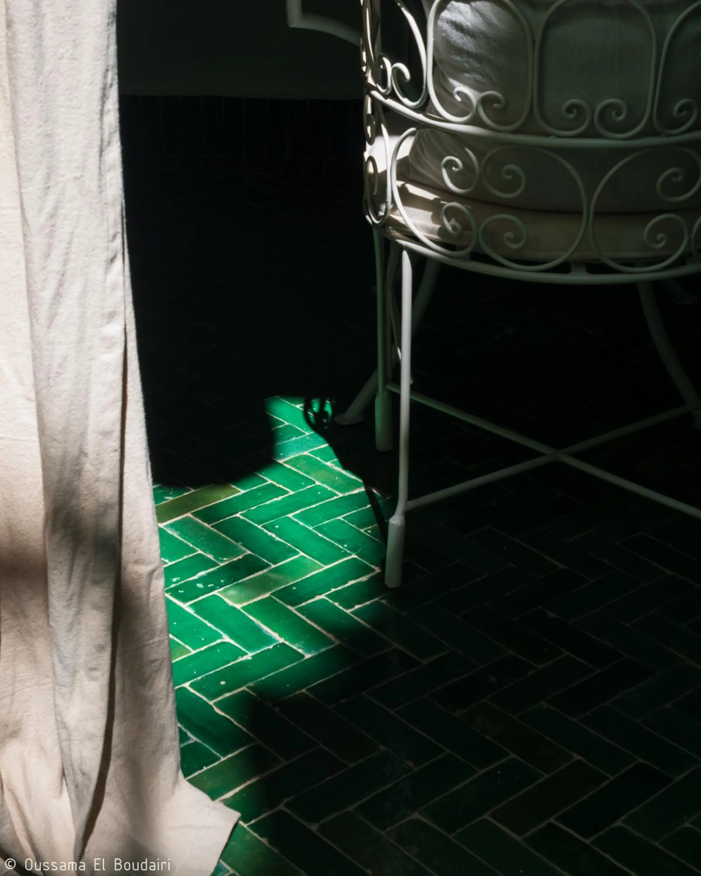 Decorative detail in Riad Dar Rabiaa