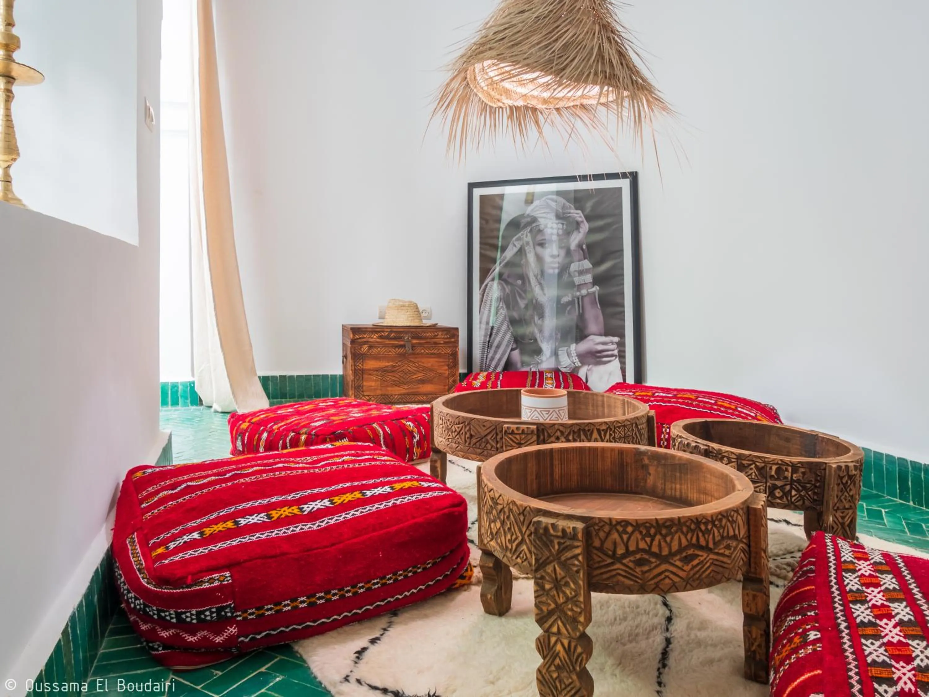 Living room, Bed in Riad Dar Rabiaa