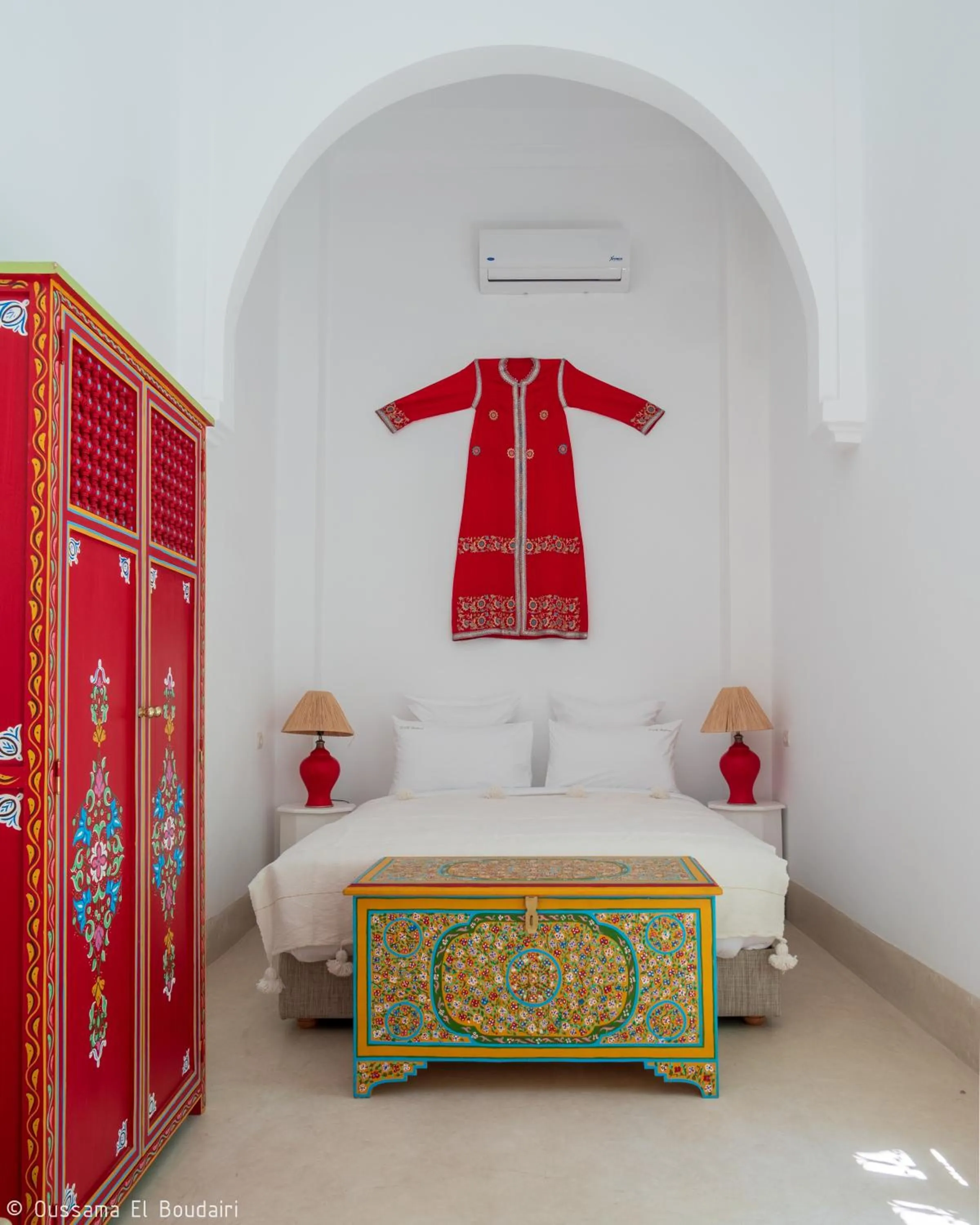 Bed in Riad Dar Rabiaa