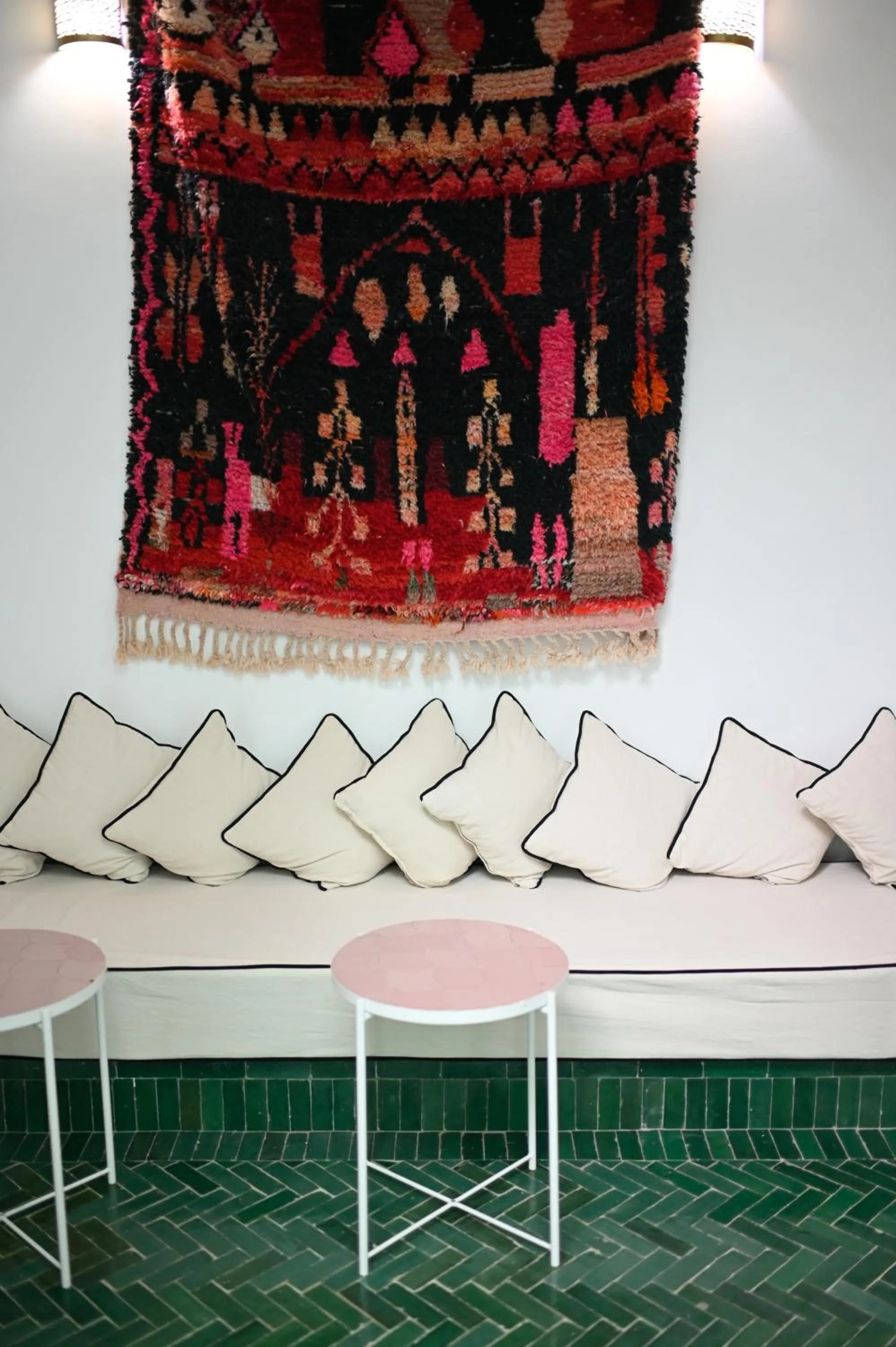 Seating area in Riad Dar Rabiaa