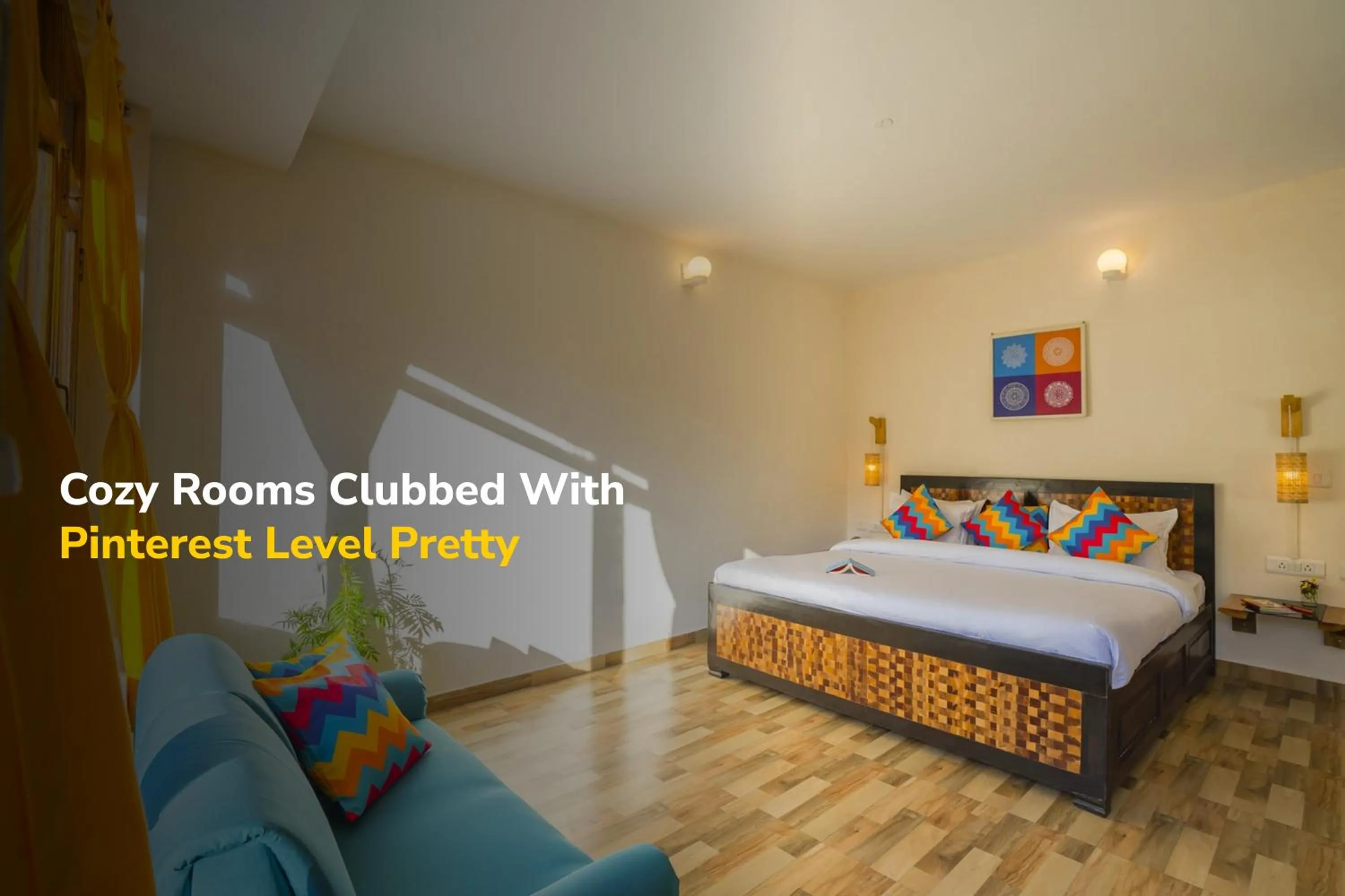 Bed in goSTOPS Nainital