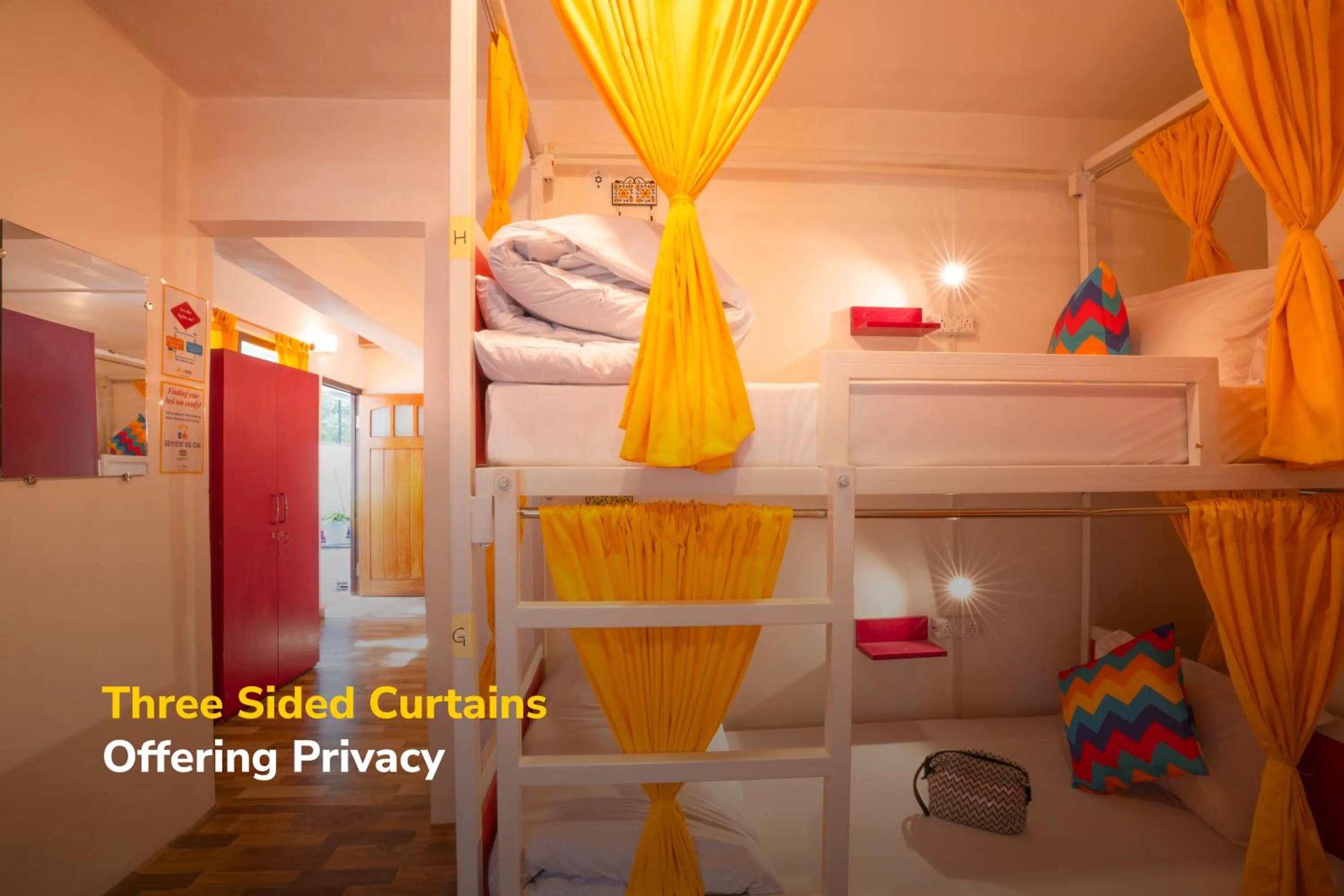 Bed in goSTOPS Nainital