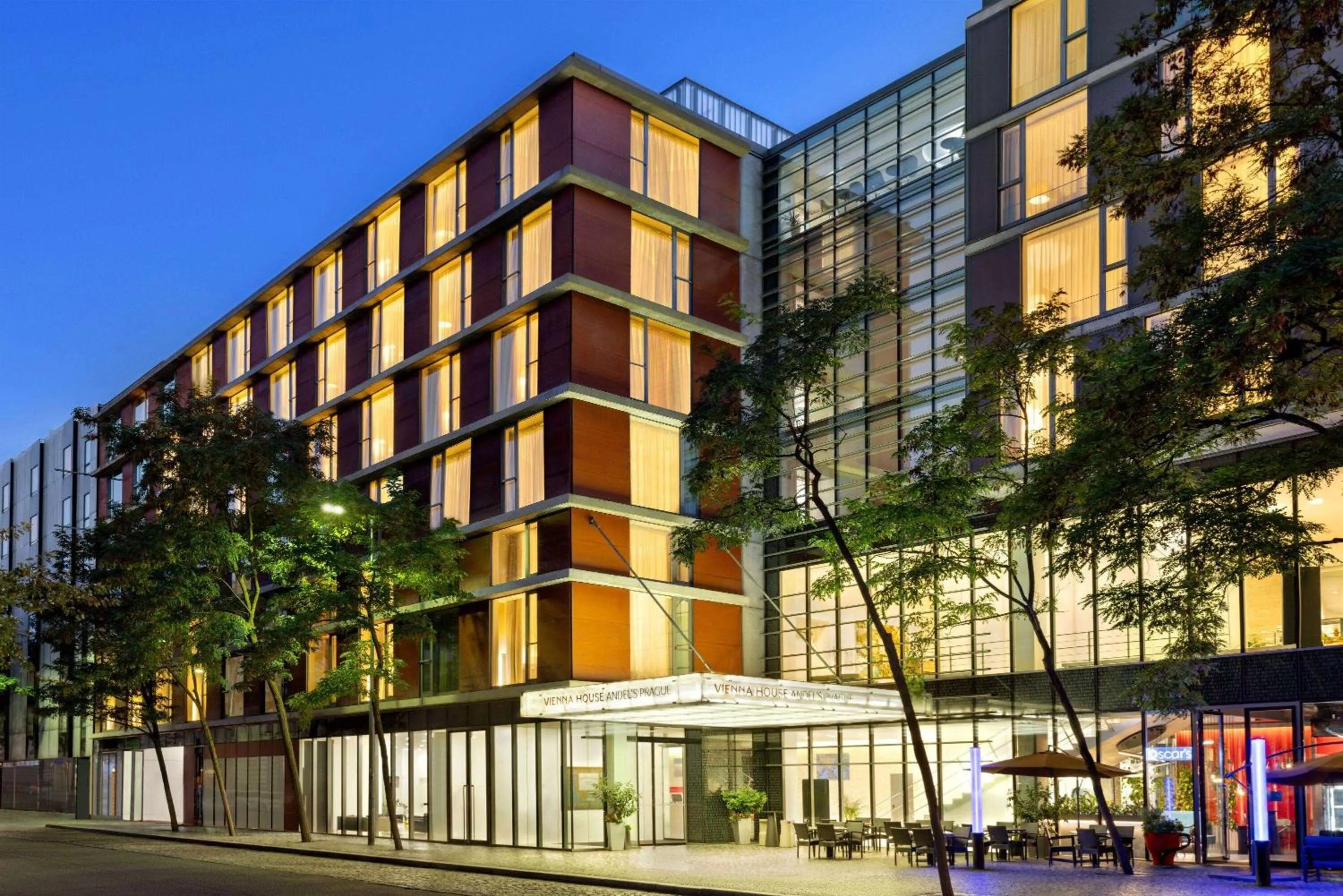Property building in Vienna House by Wyndham Andel's Prague