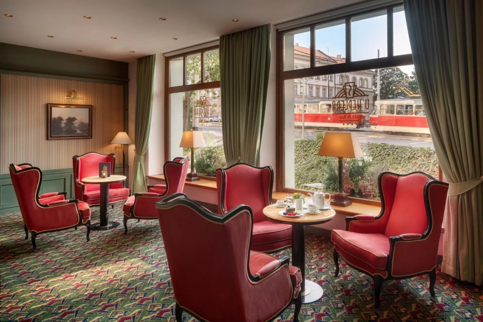 Lounge or bar in Hotel Savoy Prague