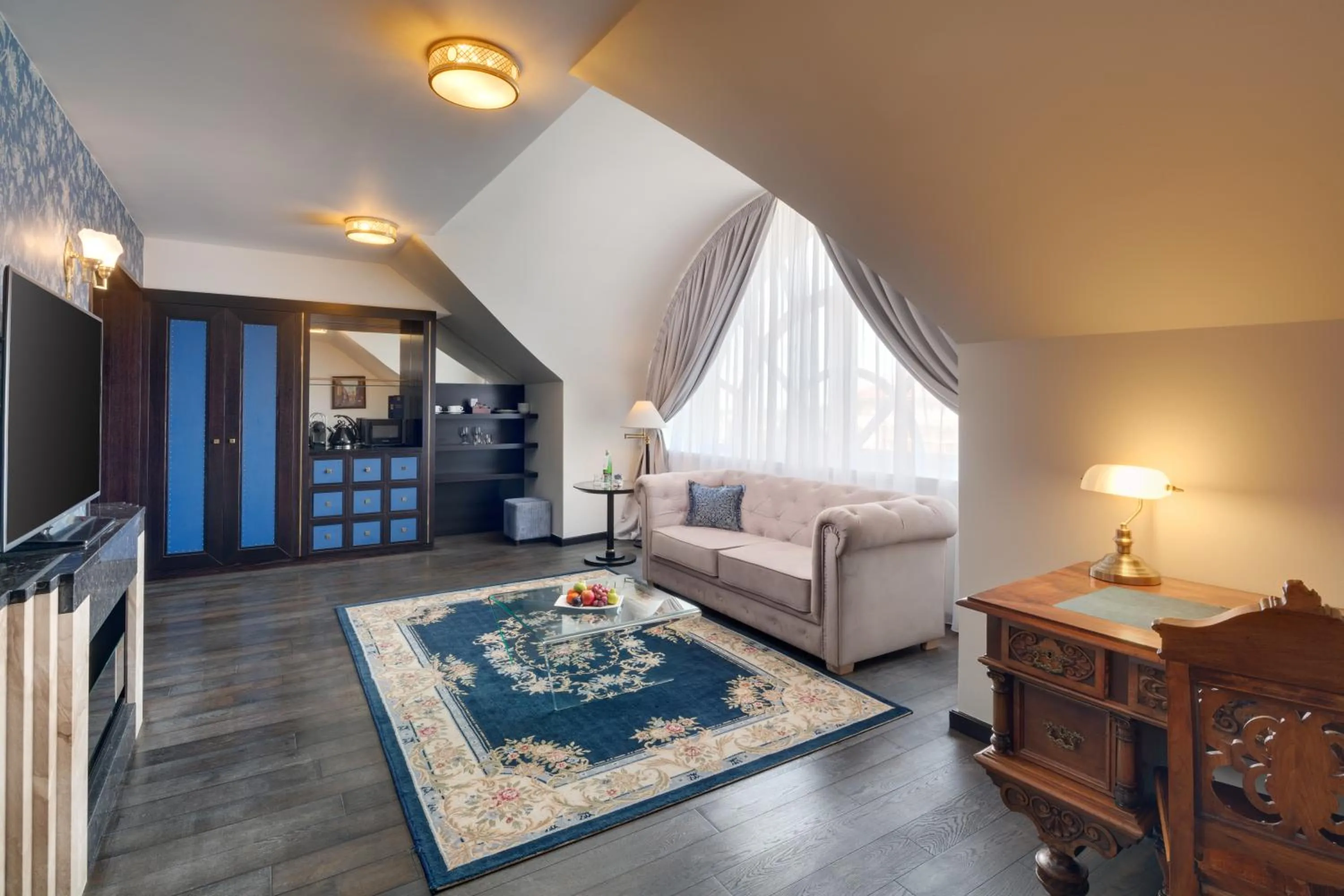 Living room in Hotel Savoy Prague