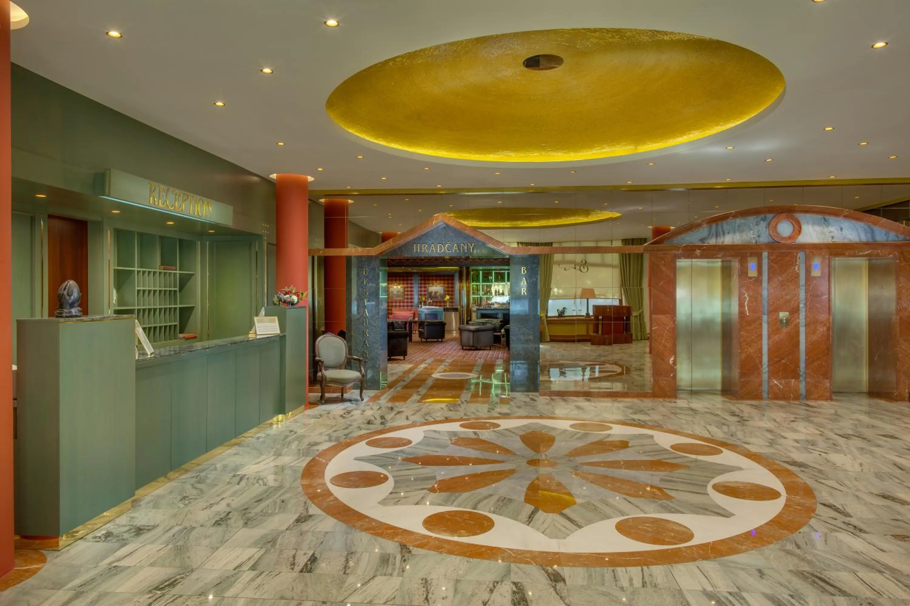 Lobby or reception in Hotel Savoy Prague