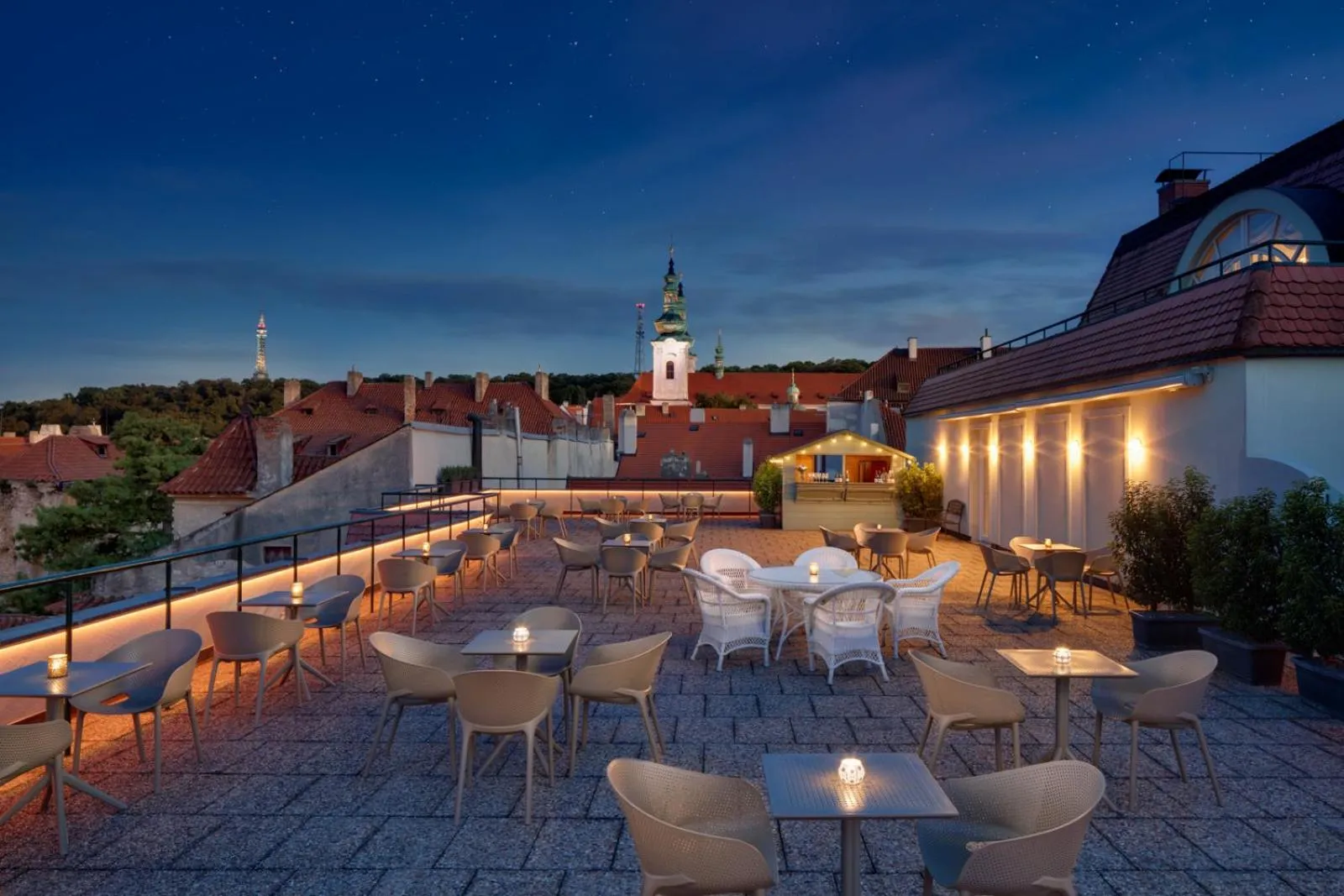 Night in Hotel Savoy Prague