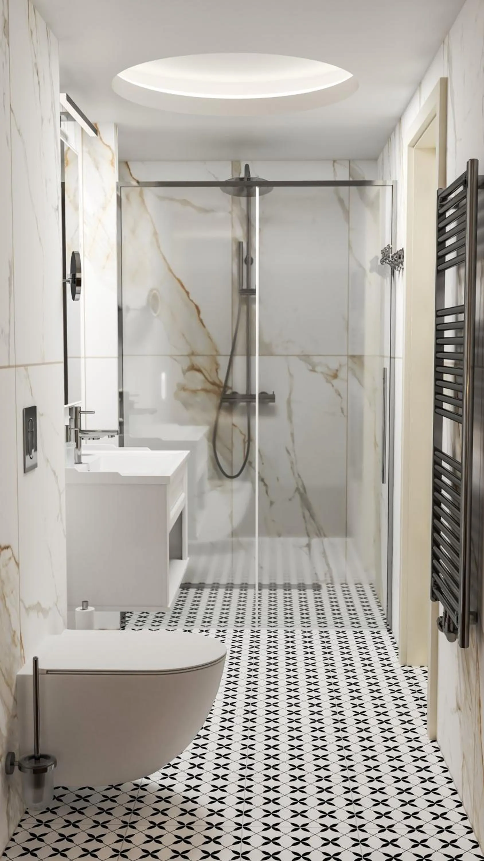 Shower in Hotel Savoy Prague