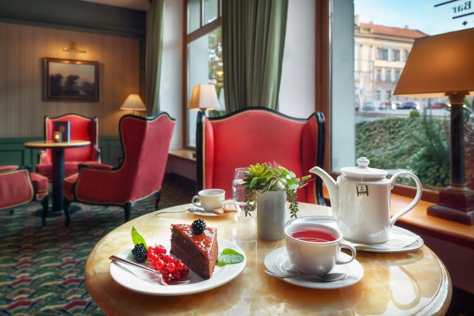 Lounge or bar in Hotel Savoy Prague