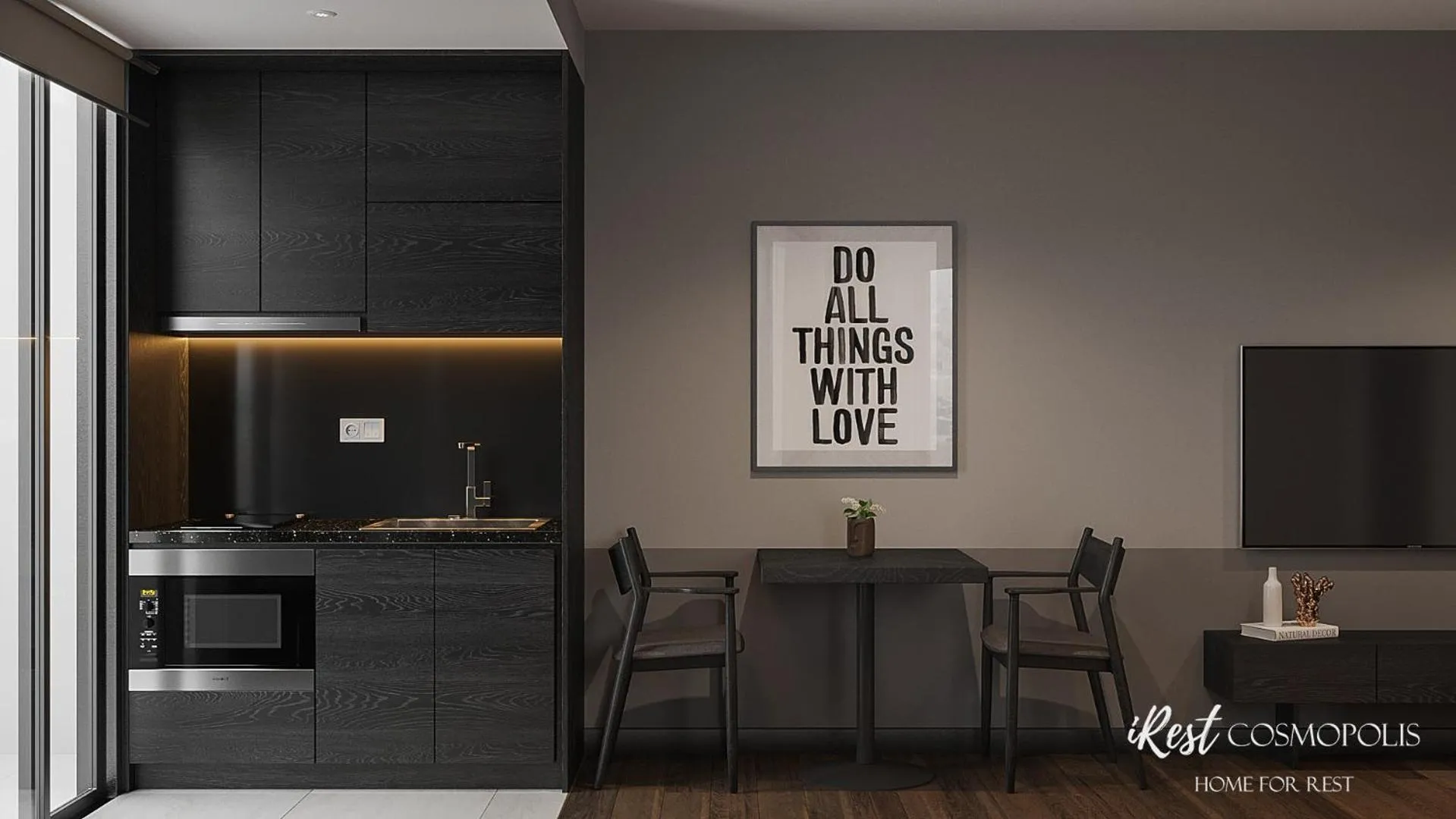 Kitchen or kitchenette in iRest COSMOPOLIS Vinh Yen