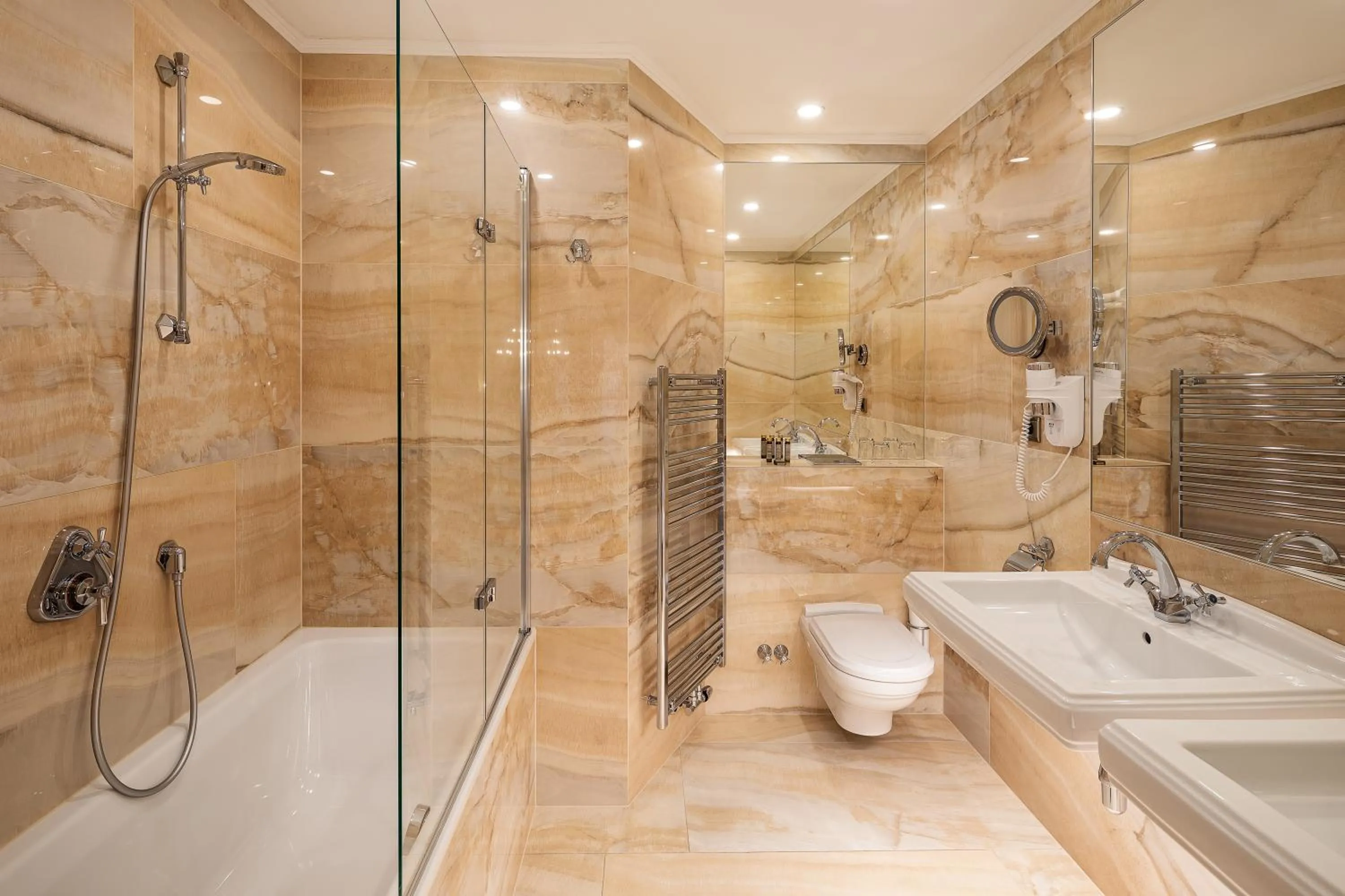 Shower in Iron Gate Hotel & Suites Prague by BHG