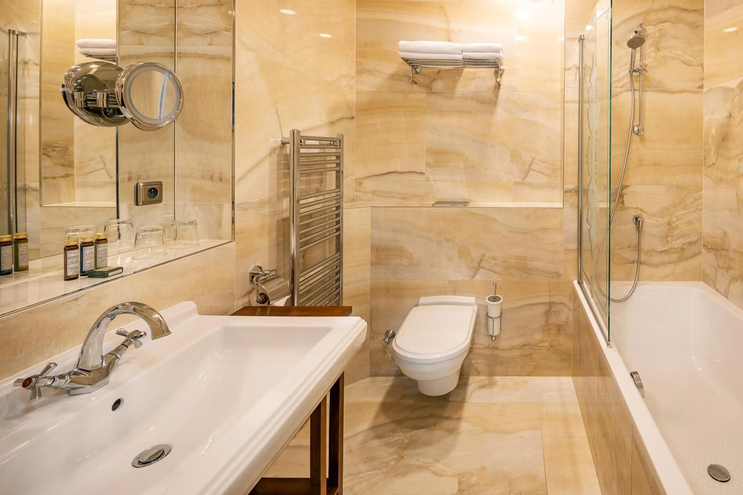 Shower in Iron Gate Hotel & Suites Prague by BHG