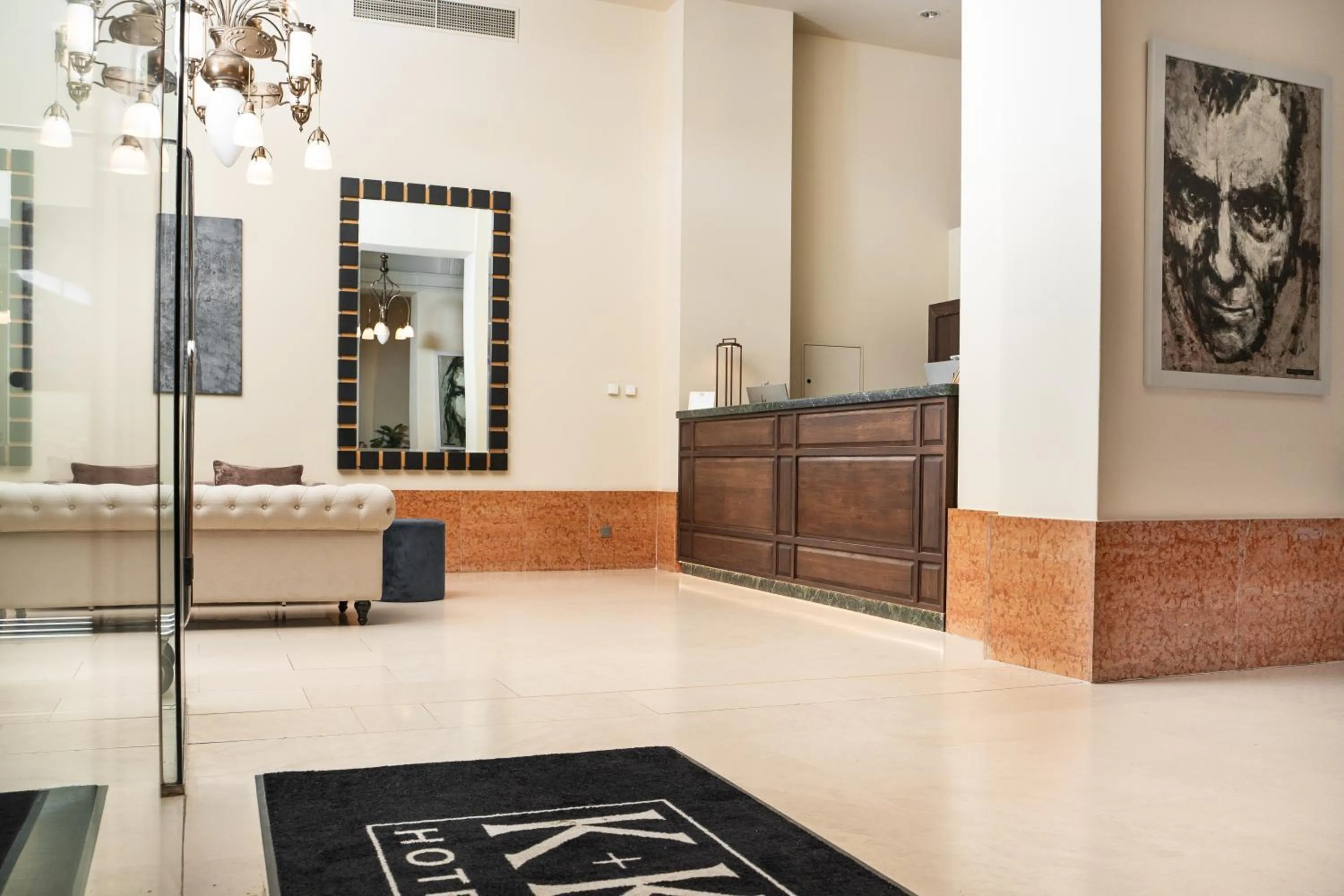 Lobby or reception in K+K Hotel Central