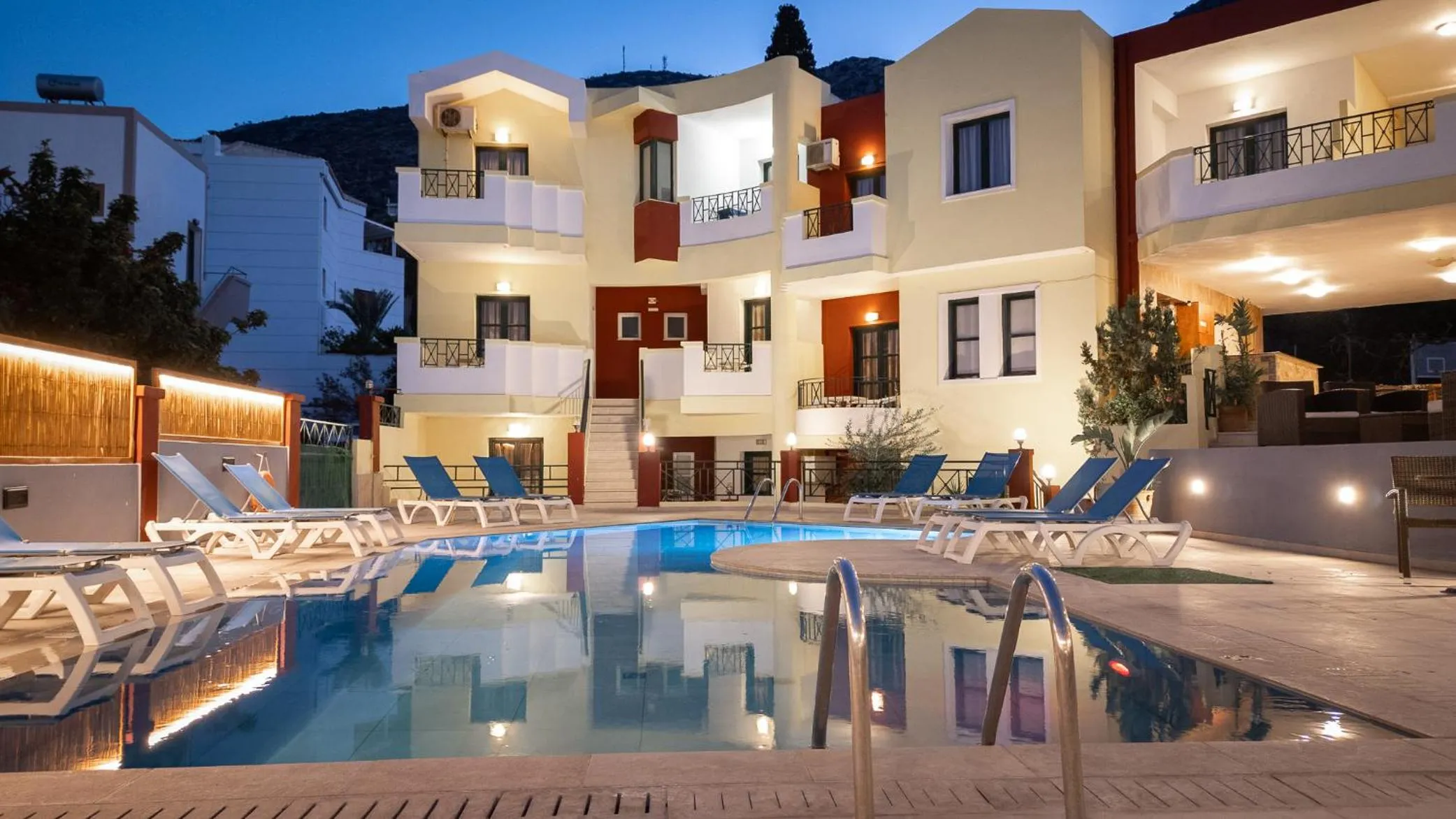 Swimming pool in Ariadni Palace Apartments