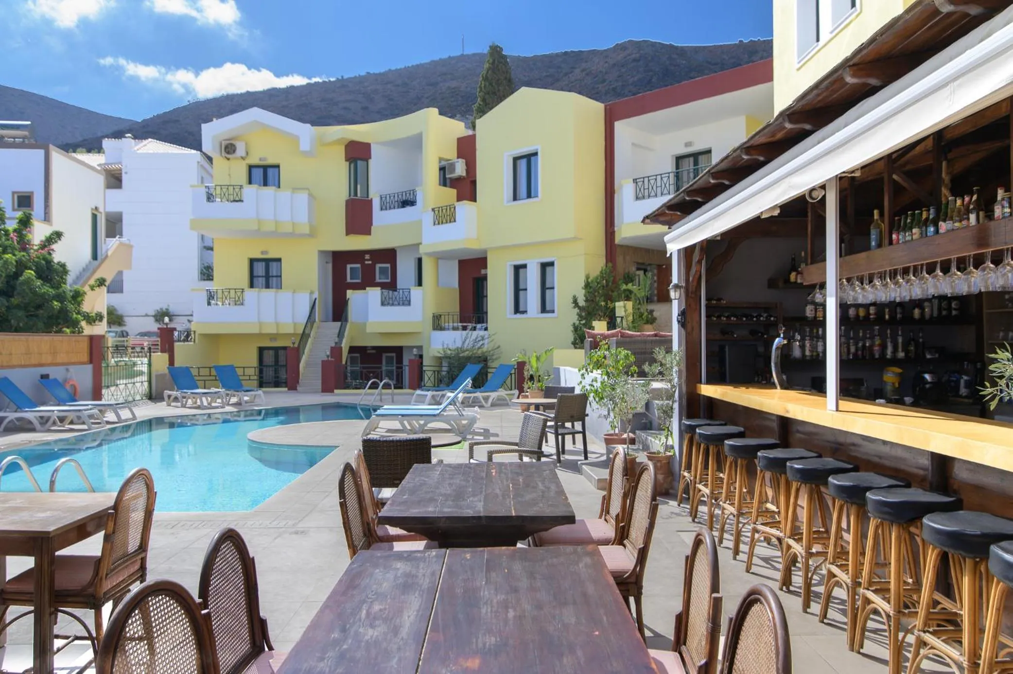 Lounge or bar in Ariadni Palace Apartments