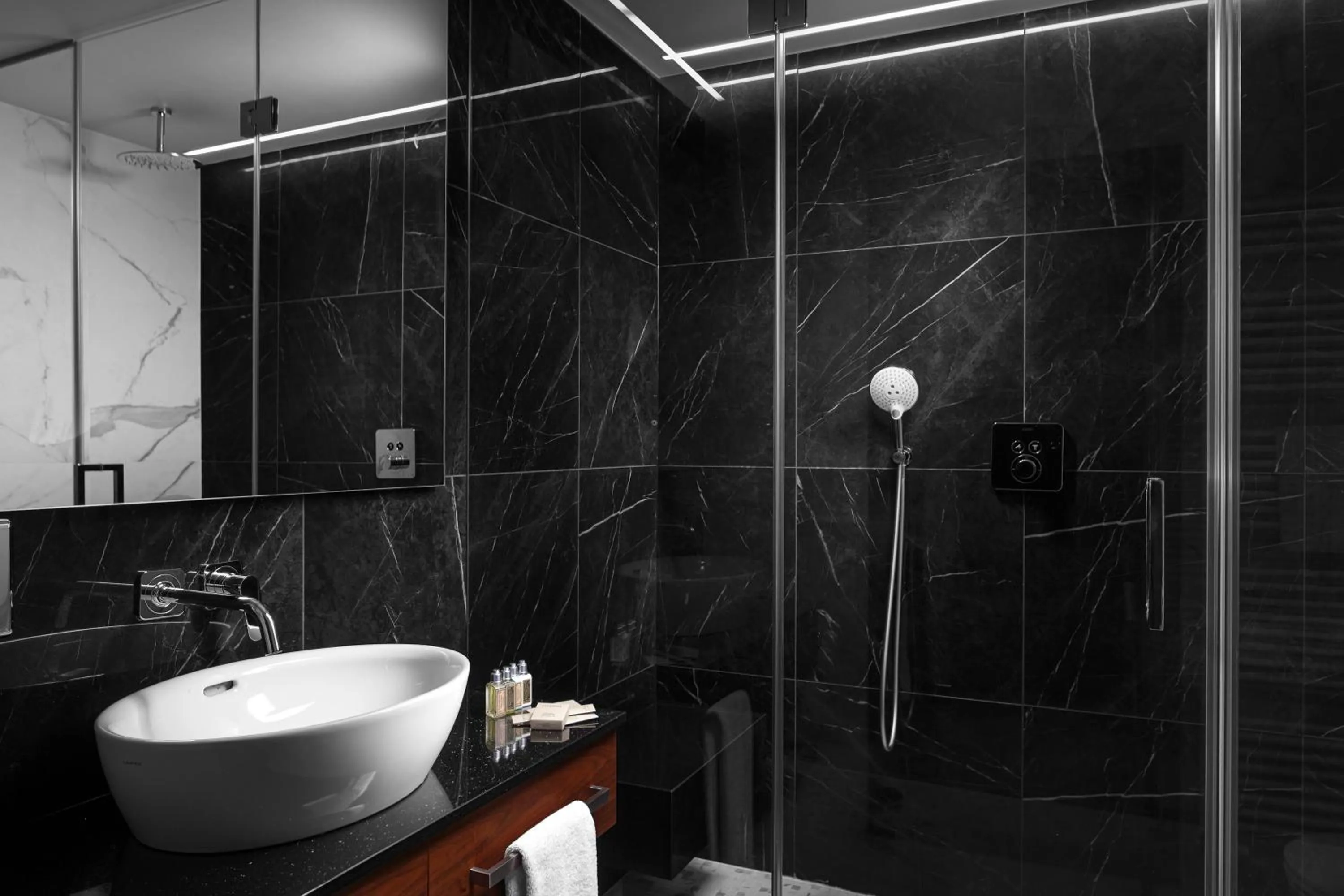 Shower in Kosher Hotel King David Prague