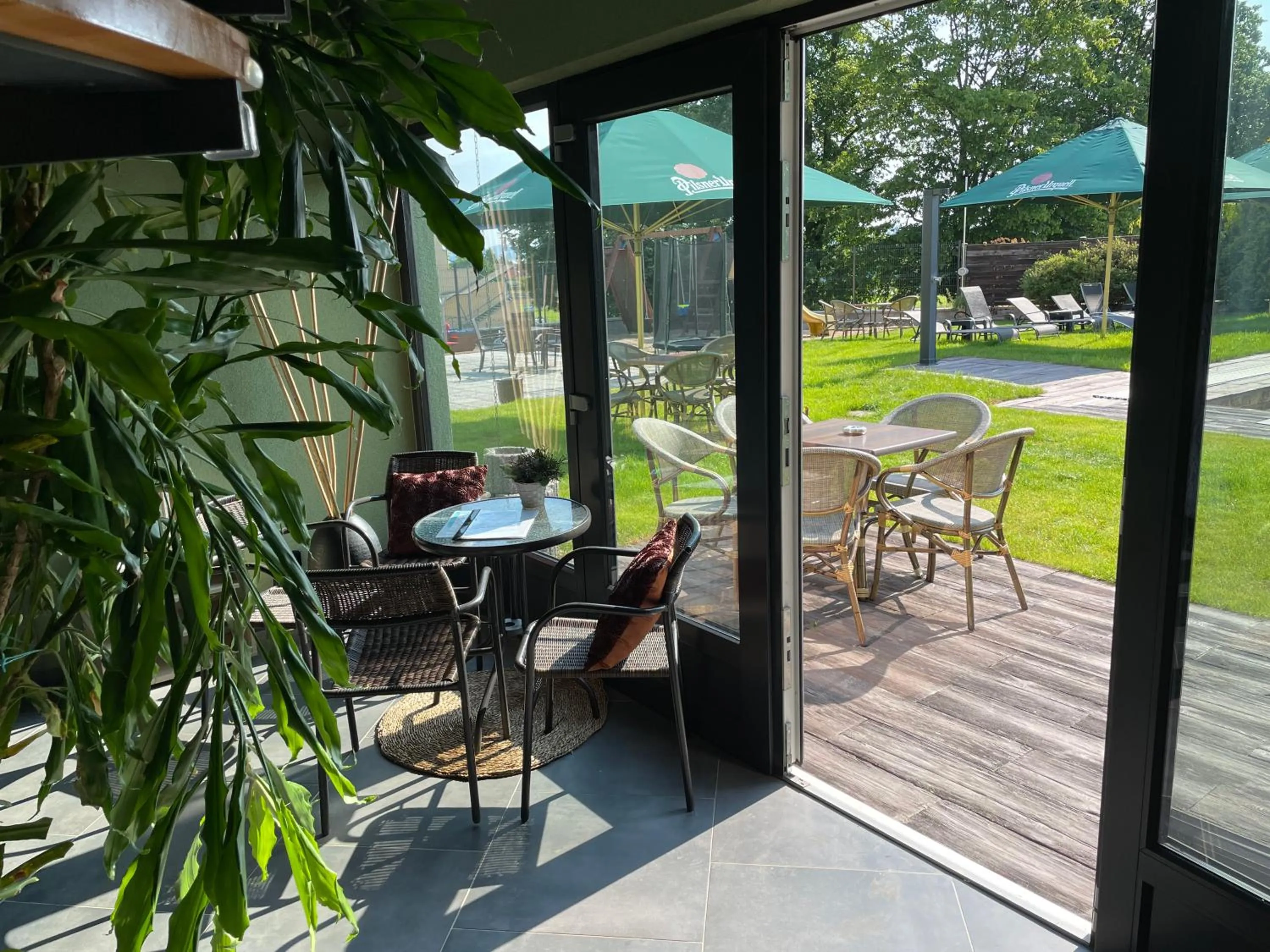 Garden in Hotel Benica