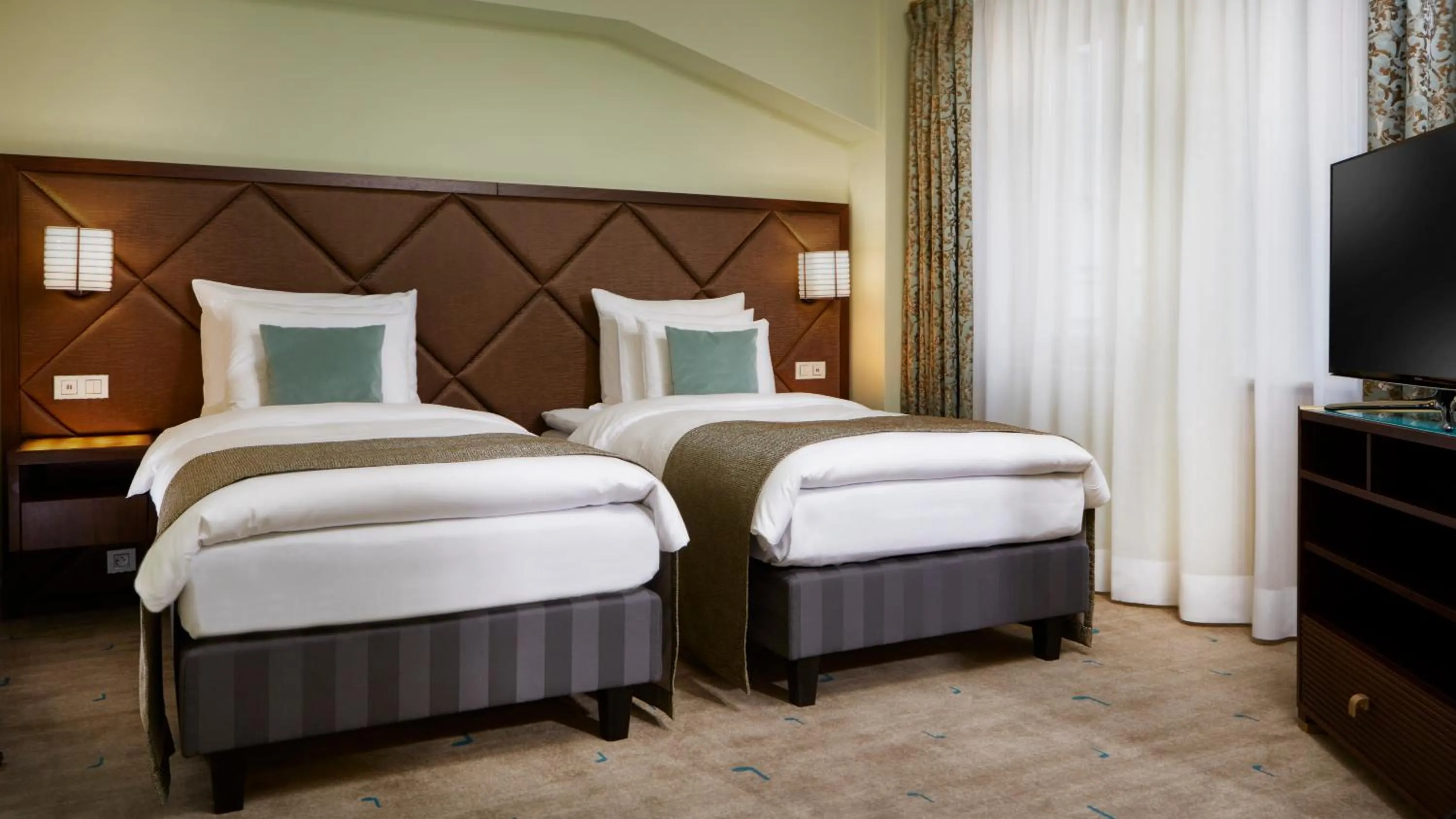 Bedroom, Bed in Aria Hotel Prague