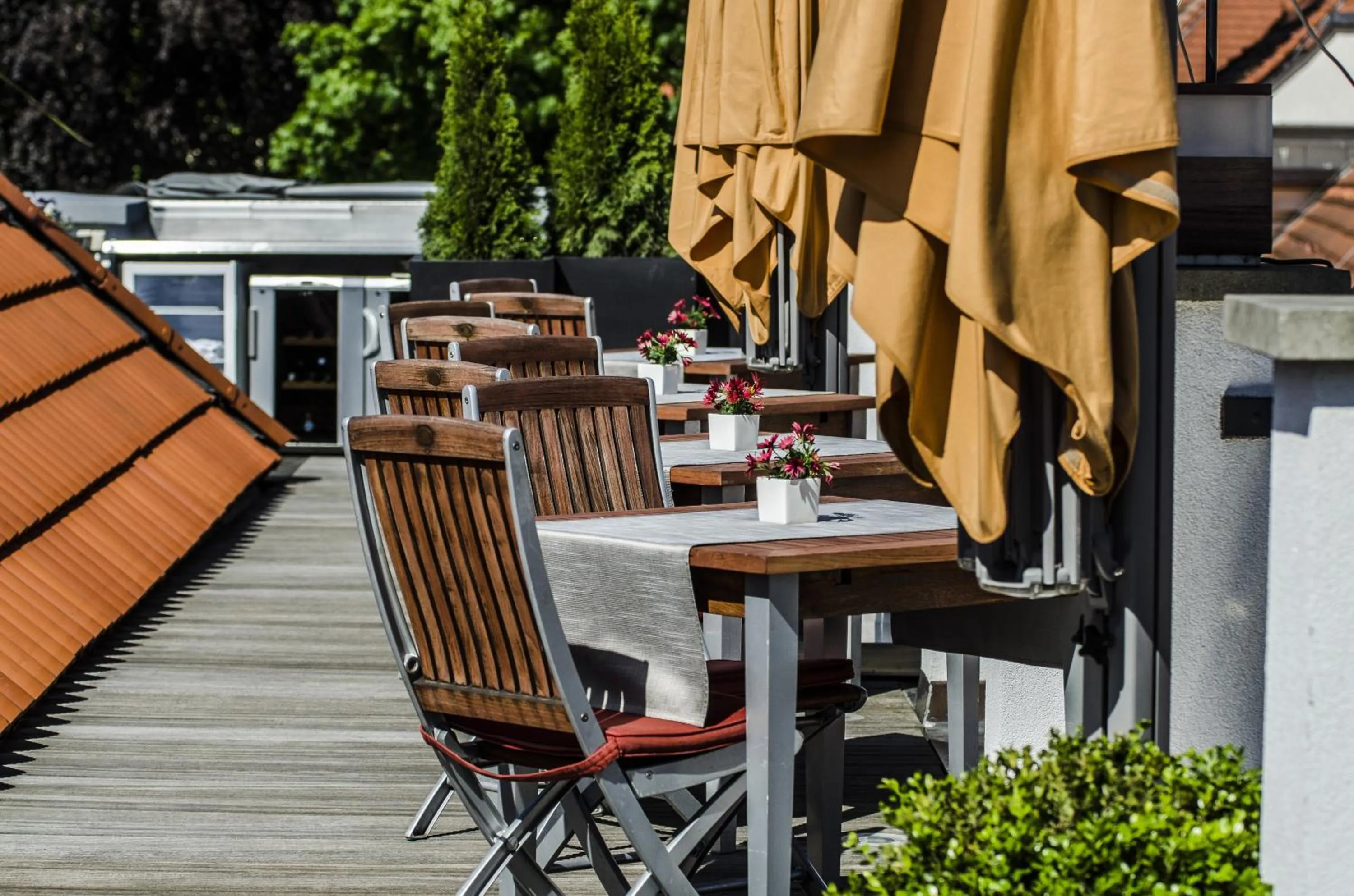 Balcony/Terrace in Aria Hotel Prague