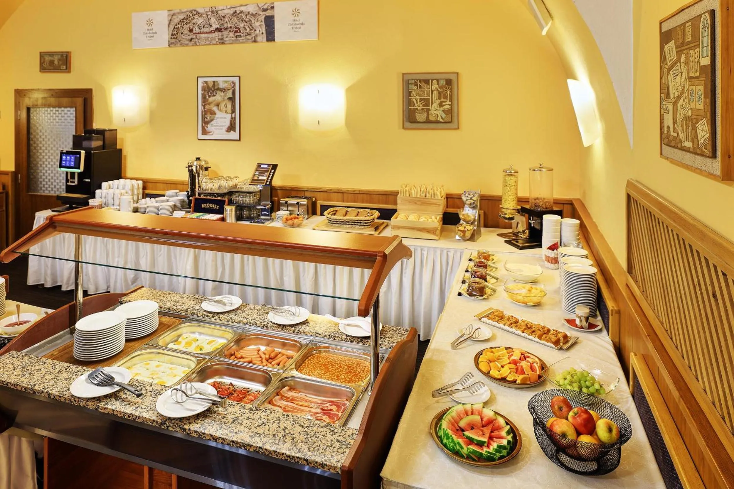 Breakfast in Hotel Zlatá hvězda