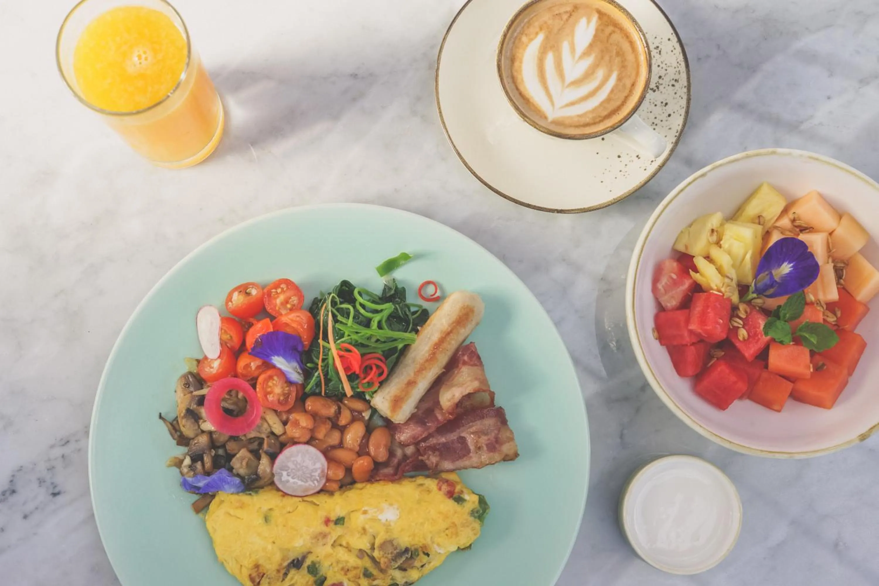 Breakfast in Giri Bhagawan Villas & Spa